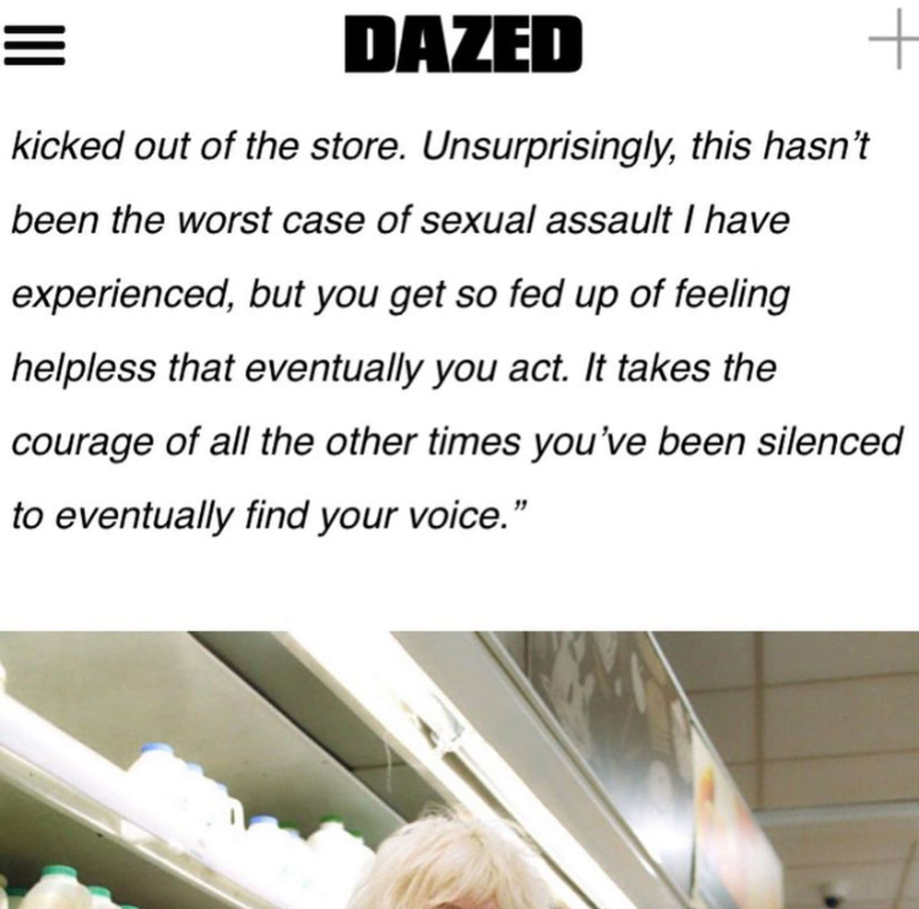 Frontline Harassment project by Cheer Up Luv for Dazed by Rachelle Cox