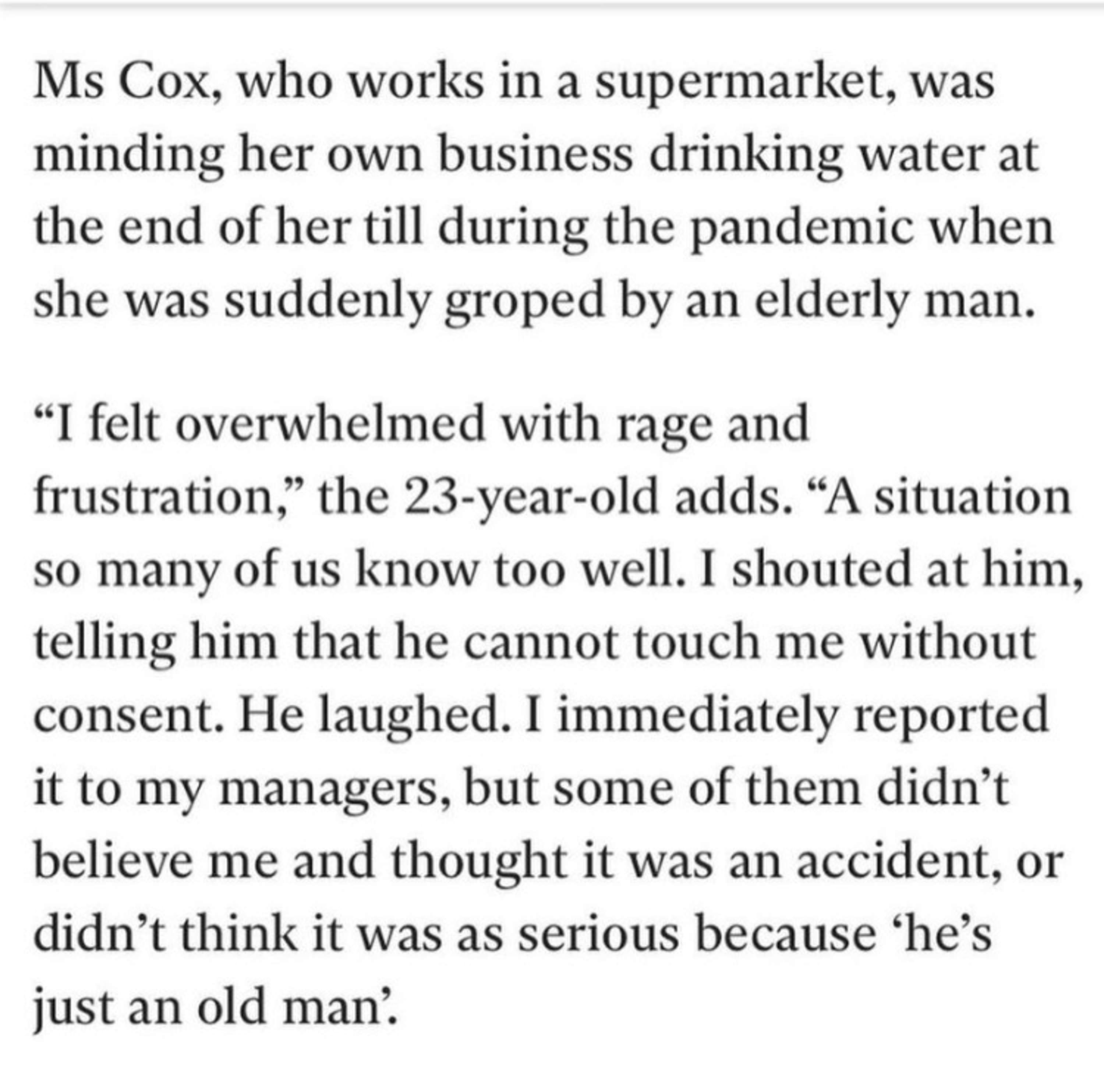 Frontline Harassment project by Cheer Up Luv for The Independent by Rachelle Cox