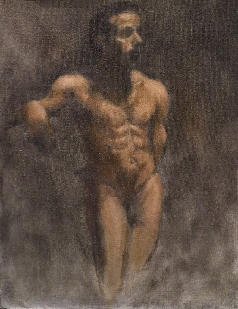 Painting - Artist Sarah Thien by Azhm Draw
