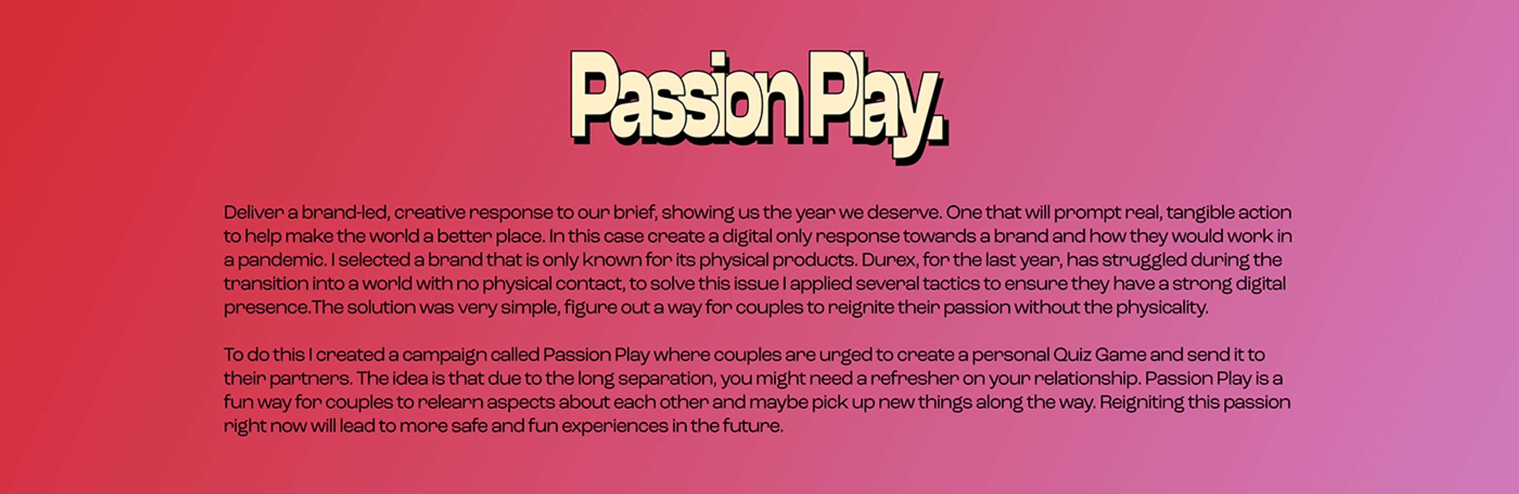 Passion Play by Jethro Nepomuceno