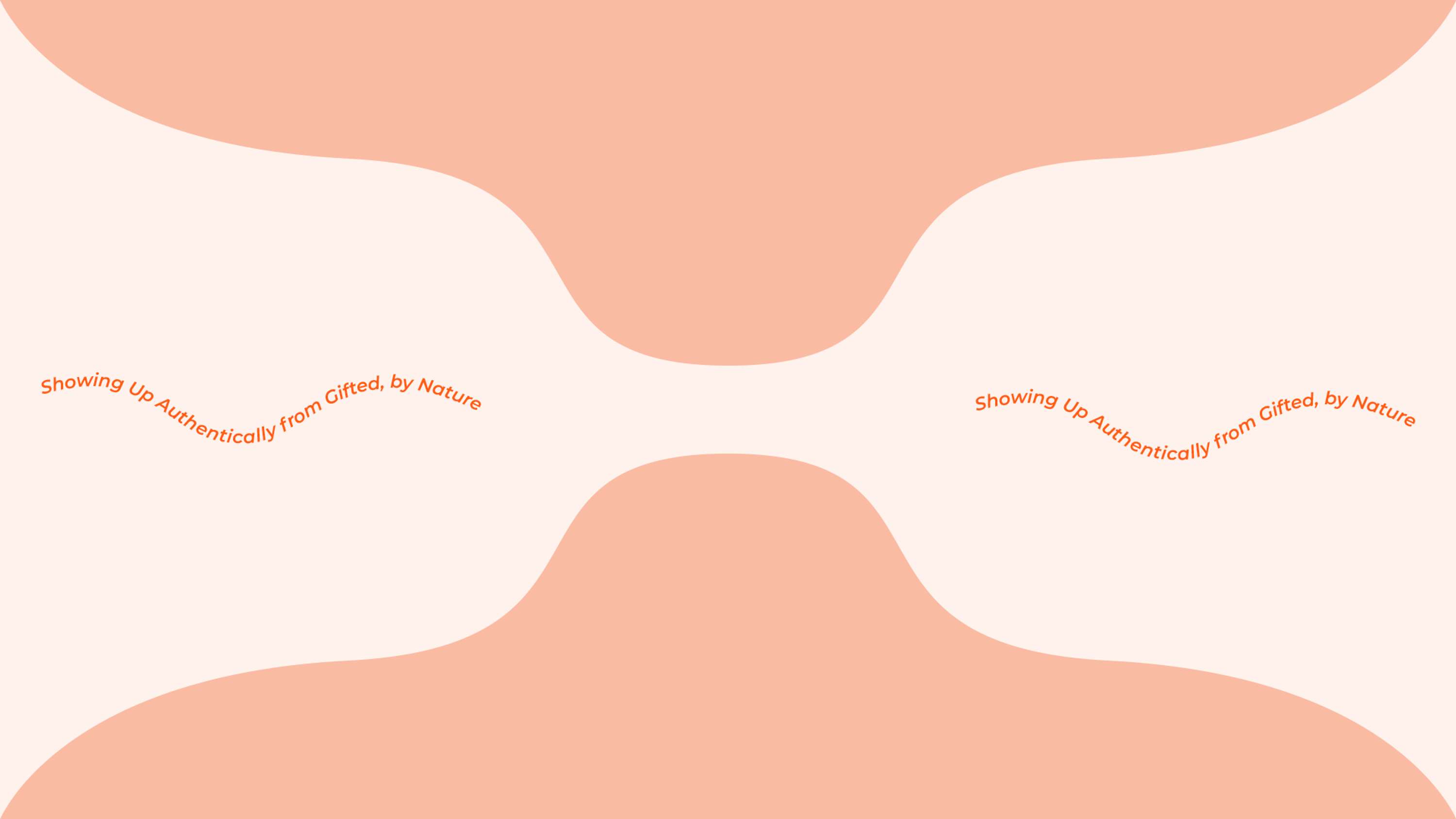"Showing up authentically" series by Benedetta Manfredi