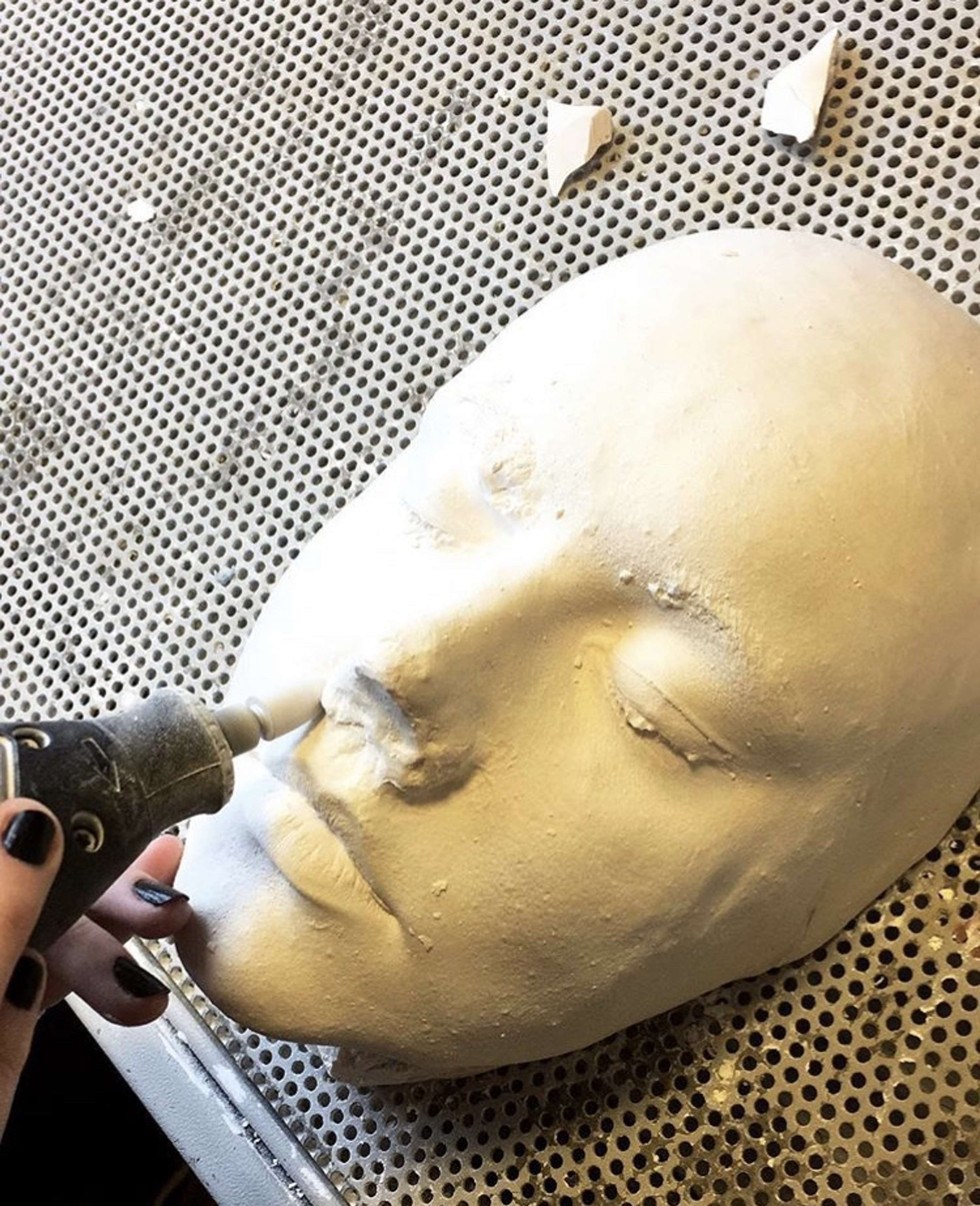 Facial Casting and Defining, 2019 by Georgia Hodds