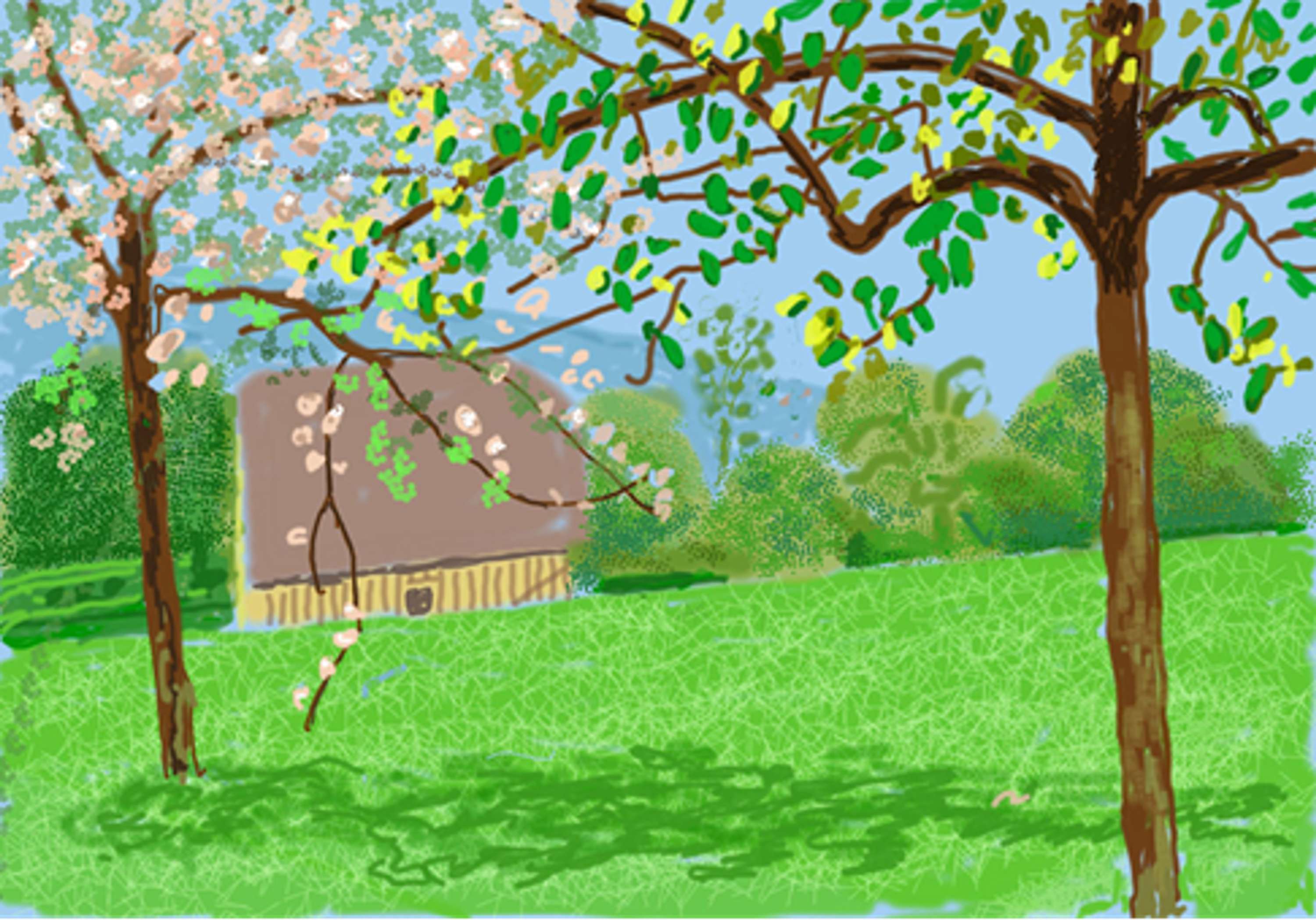 DAVID HOCKNEY: THE ARRIVAL OF SPRING, NORMANDY, 2020 by FAK Magazine