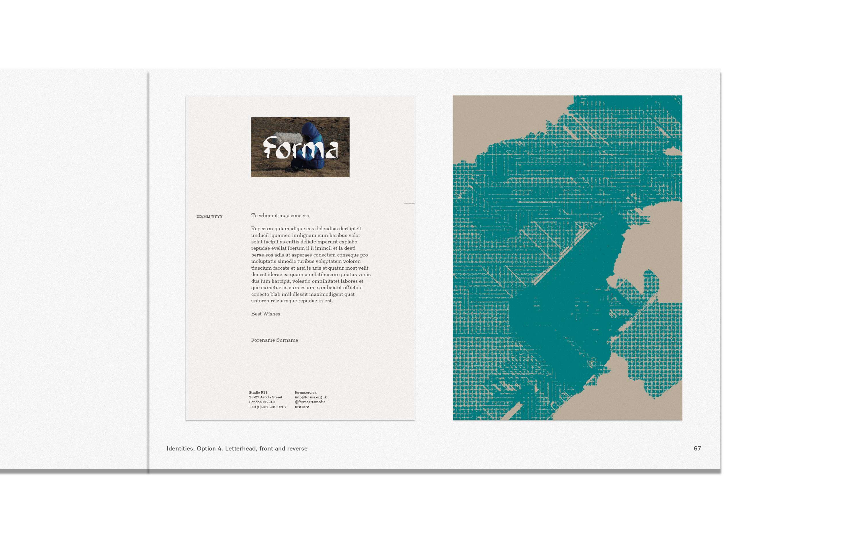 Forma identity work by Michael Bojkowski
