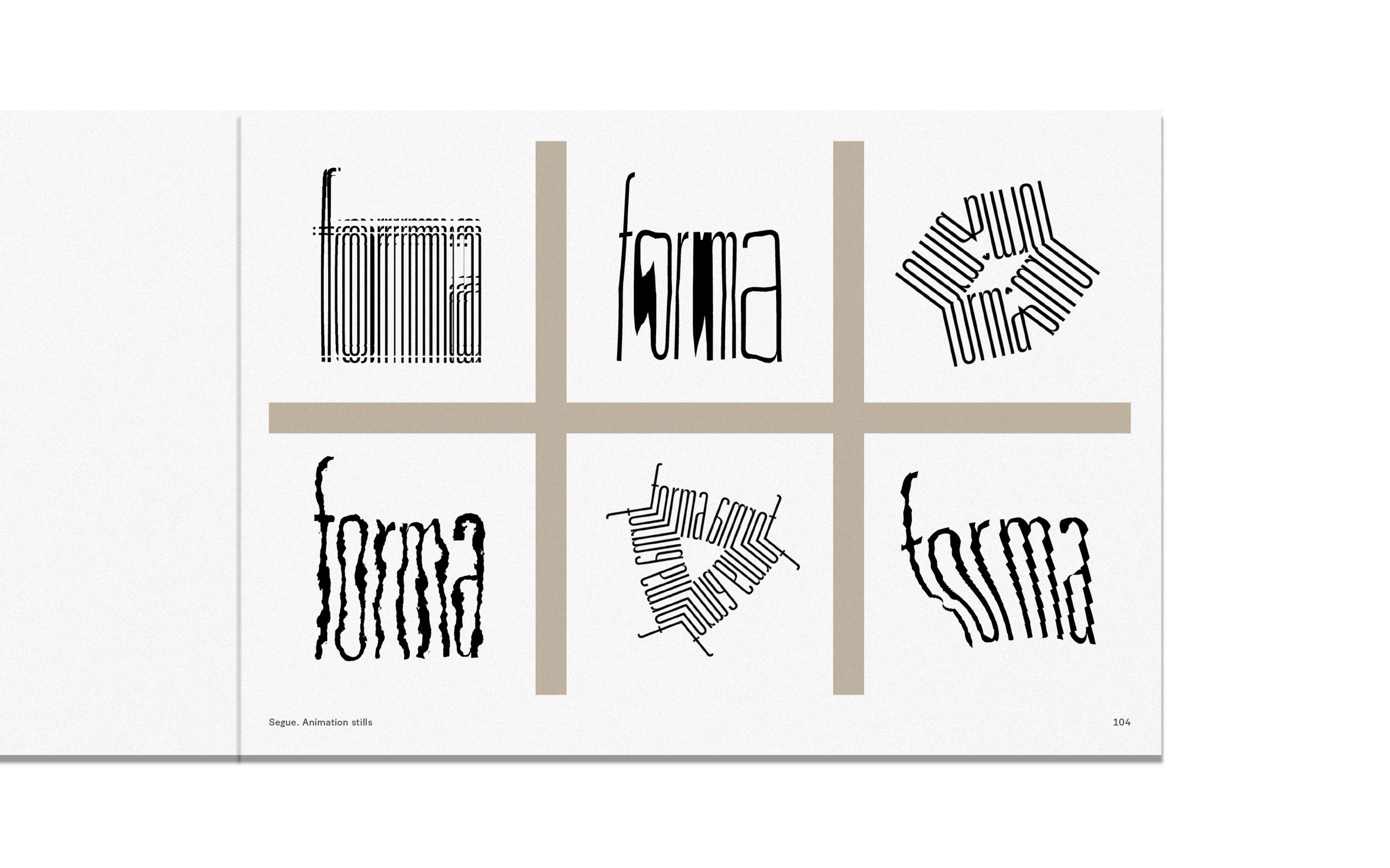 Forma identity work by Michael Bojkowski