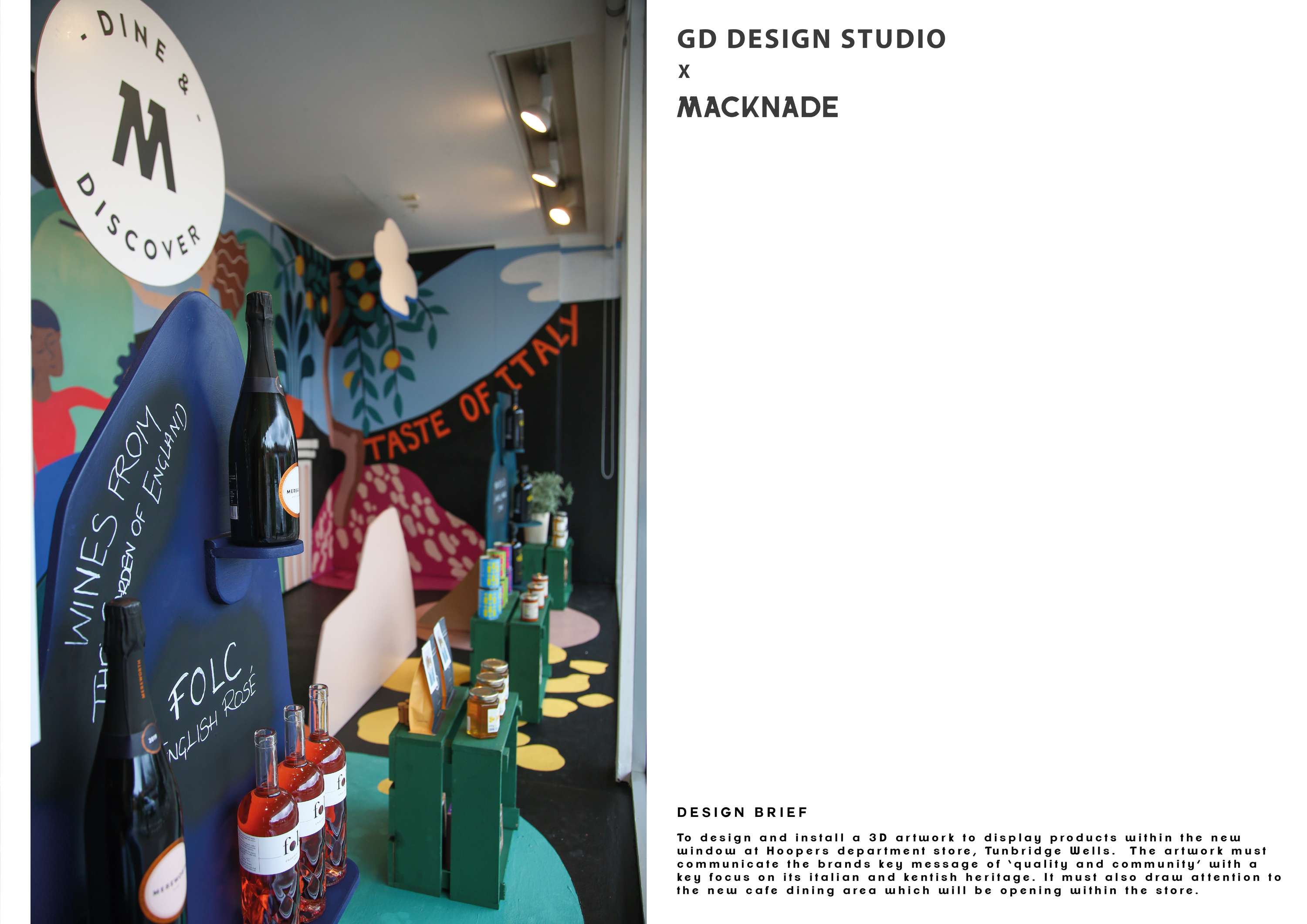 Macknade @ Hoopers Window design and installation by Genevieve Devroey