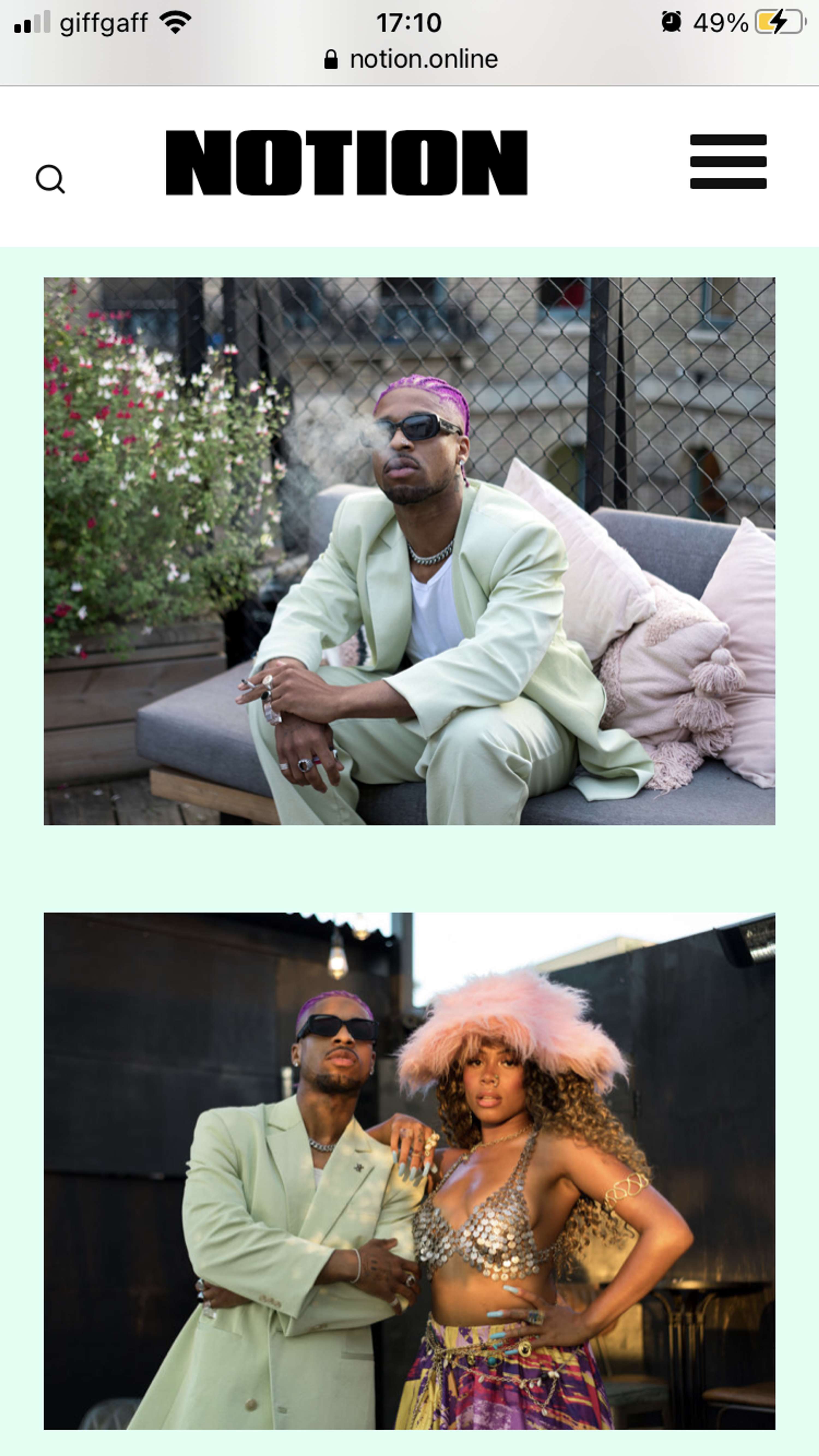 On Notion: Morgan x Kasien 'Nobody Else' MV BTS by Belinda Jiao
