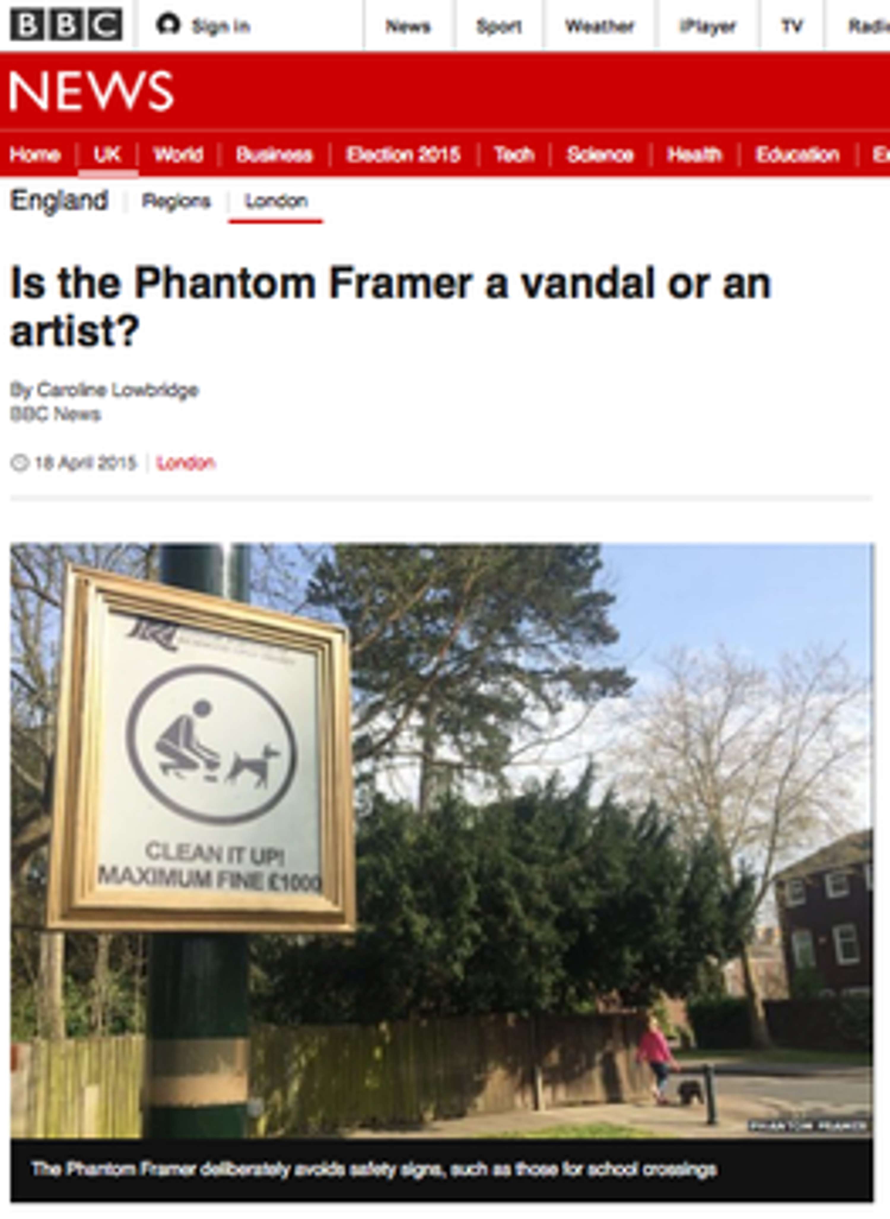 Phantom Framer by Ed Morris