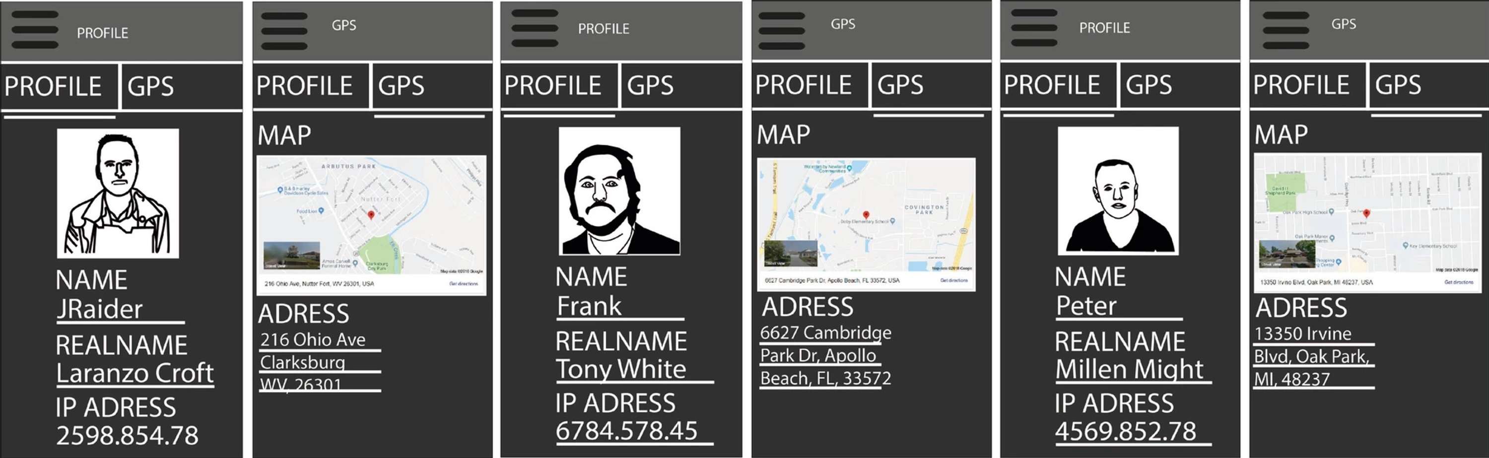 The Eye Catcher - Prototype App Design by Navira Ahmed