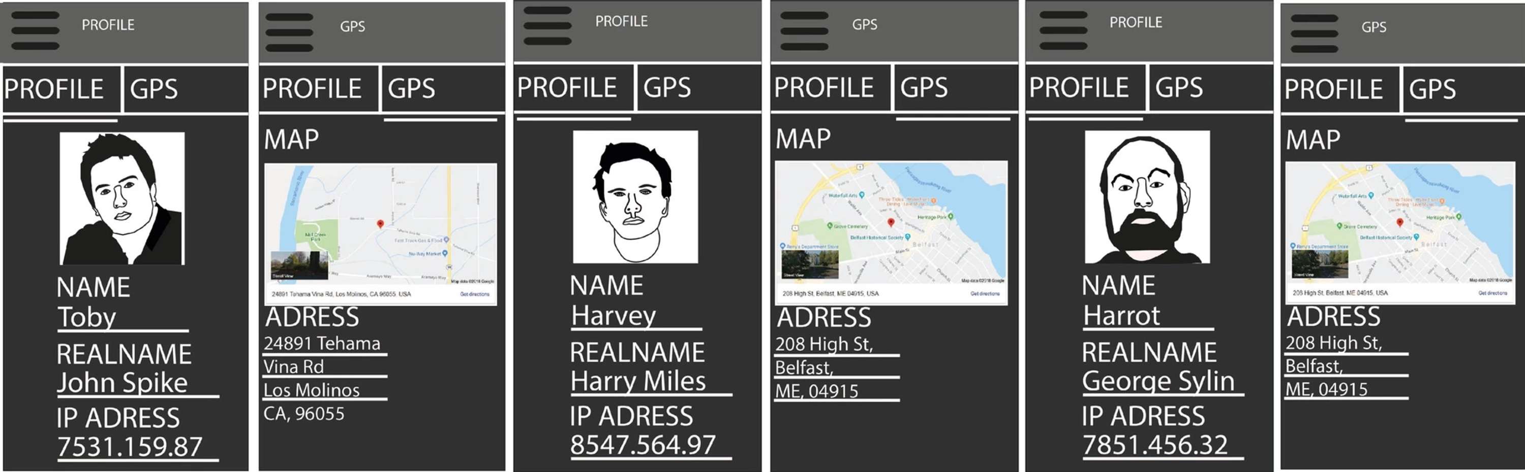The Eye Catcher - Prototype App Design by Navira Ahmed