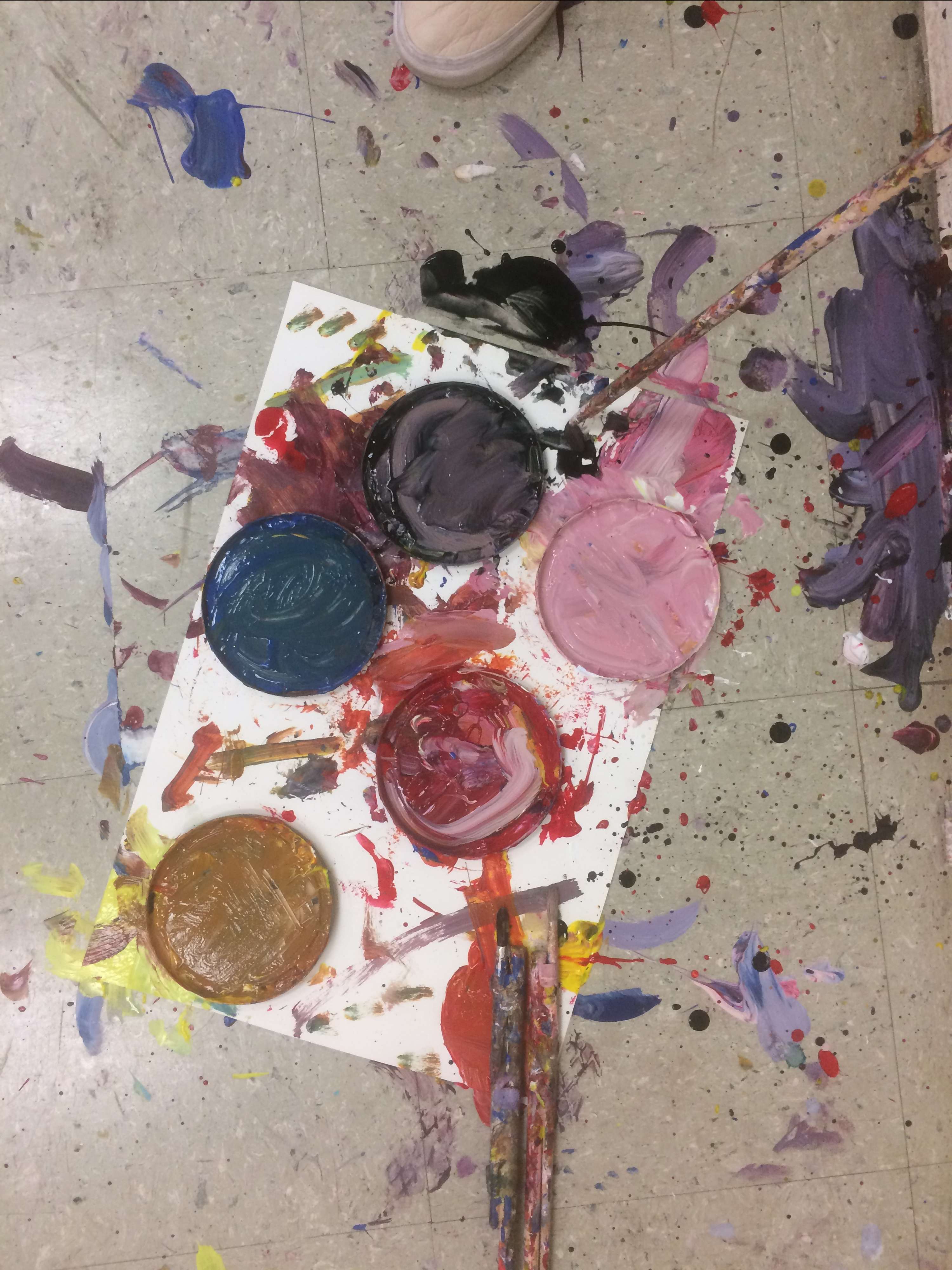 Abstract Expressionism Art Activity - Feeling Our Feelings by Eliza Groth
