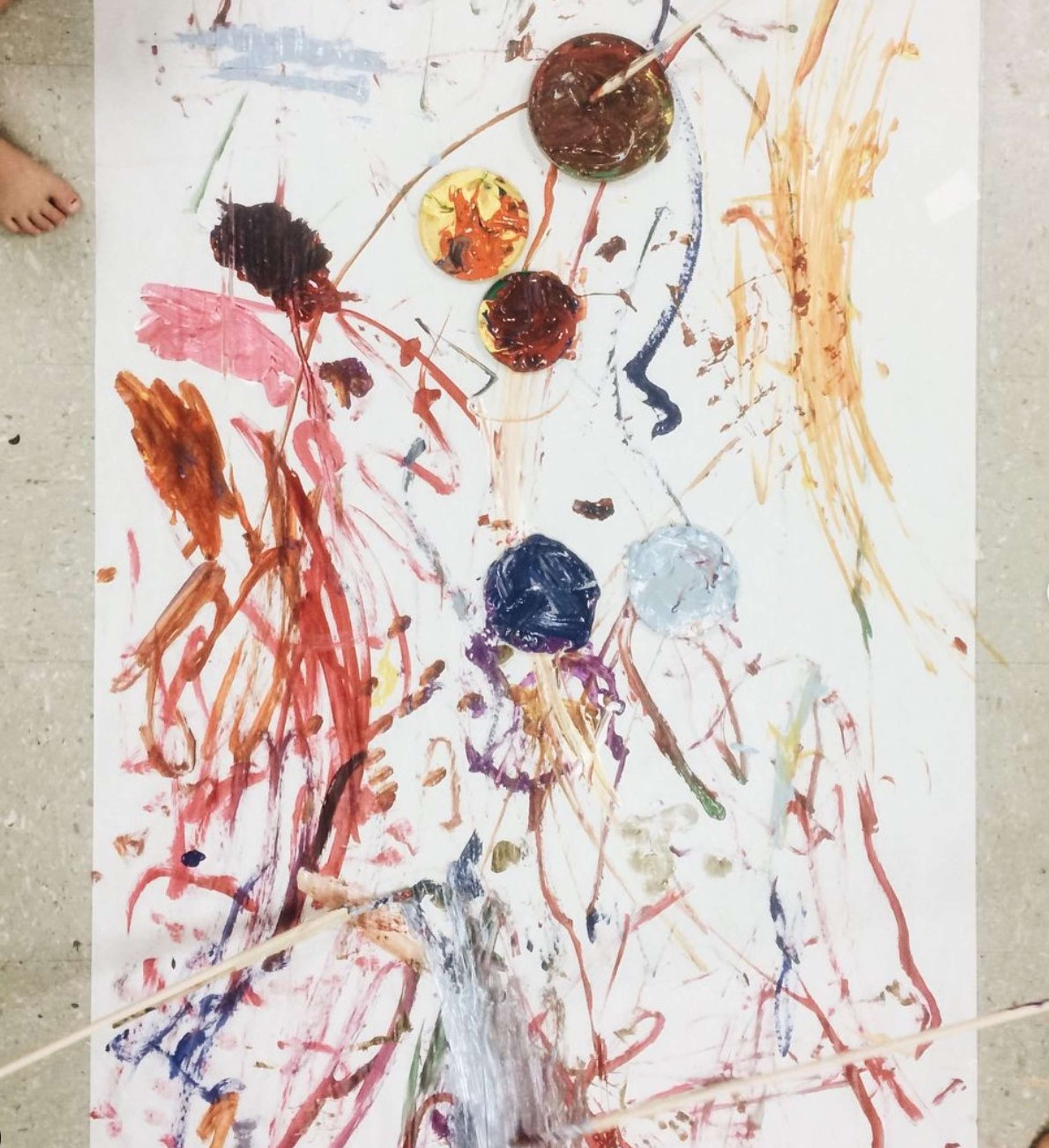 Abstract Expressionism Art Activity - Feeling Our Feelings by Eliza Groth
