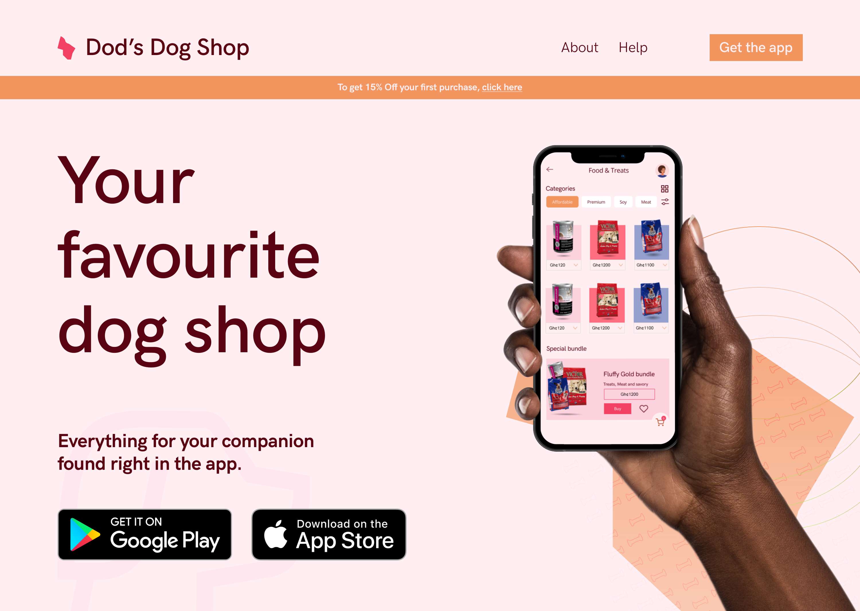 Dog App Concept UI by Hakeem Adjei
