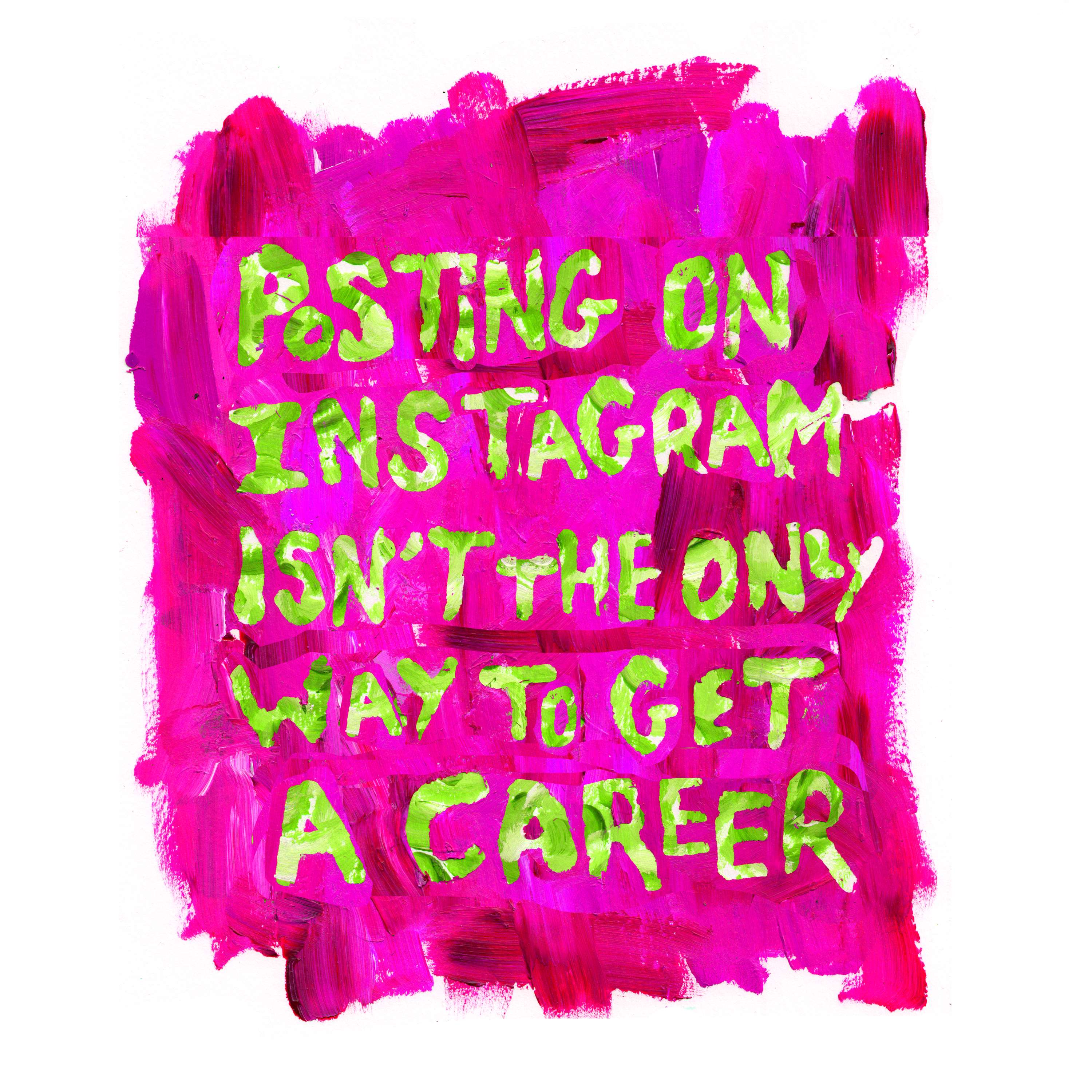 Posting on Instagram Isn't The Only Way To Get A Career by Scott W Mason