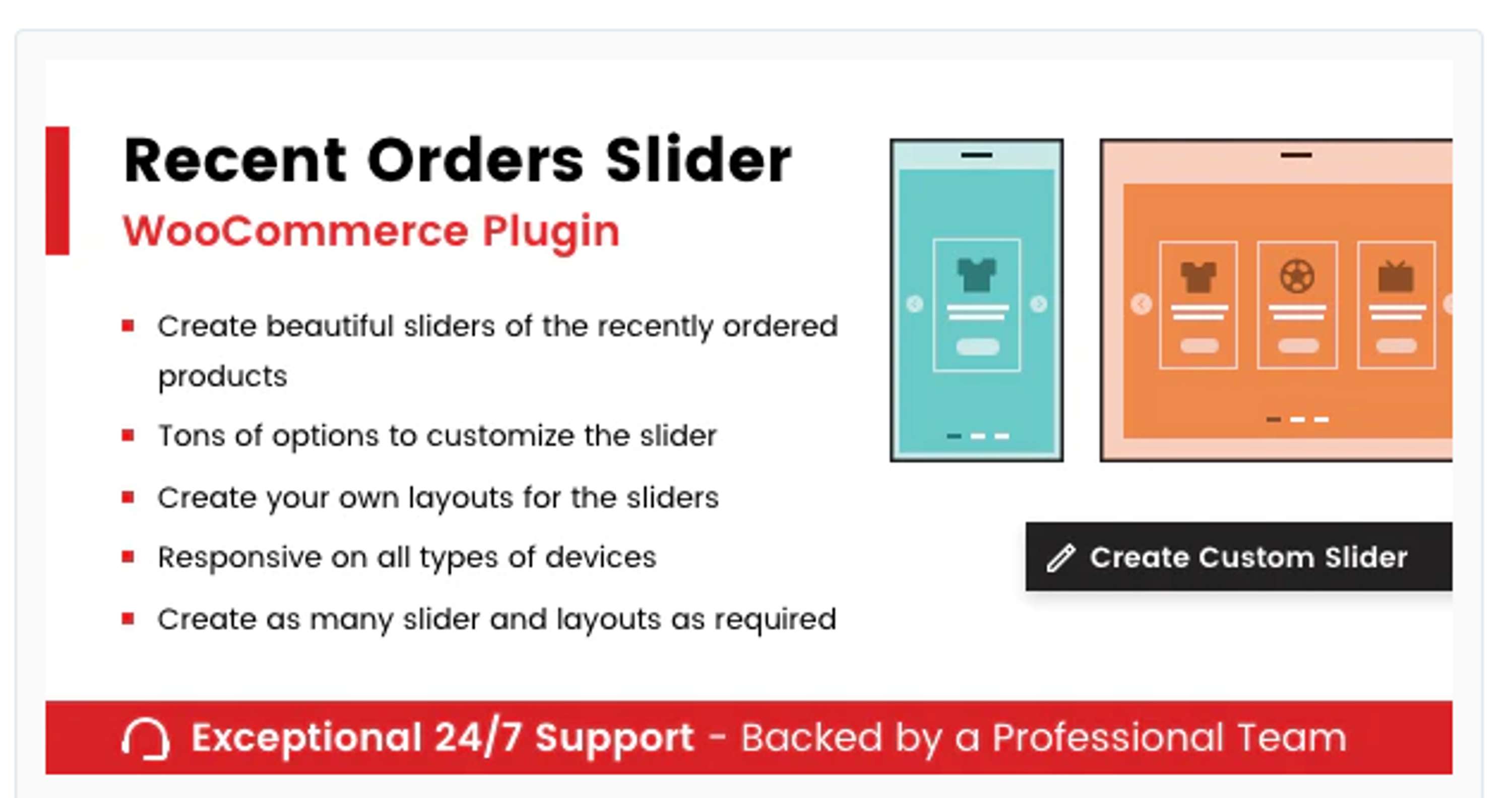 "WooCommerce Recent Orders Slider Plugin "for Your Website Assistance by Progos Tech