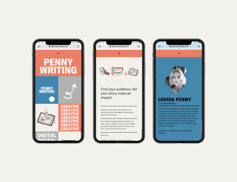 Penny Writing by Ellie Rose