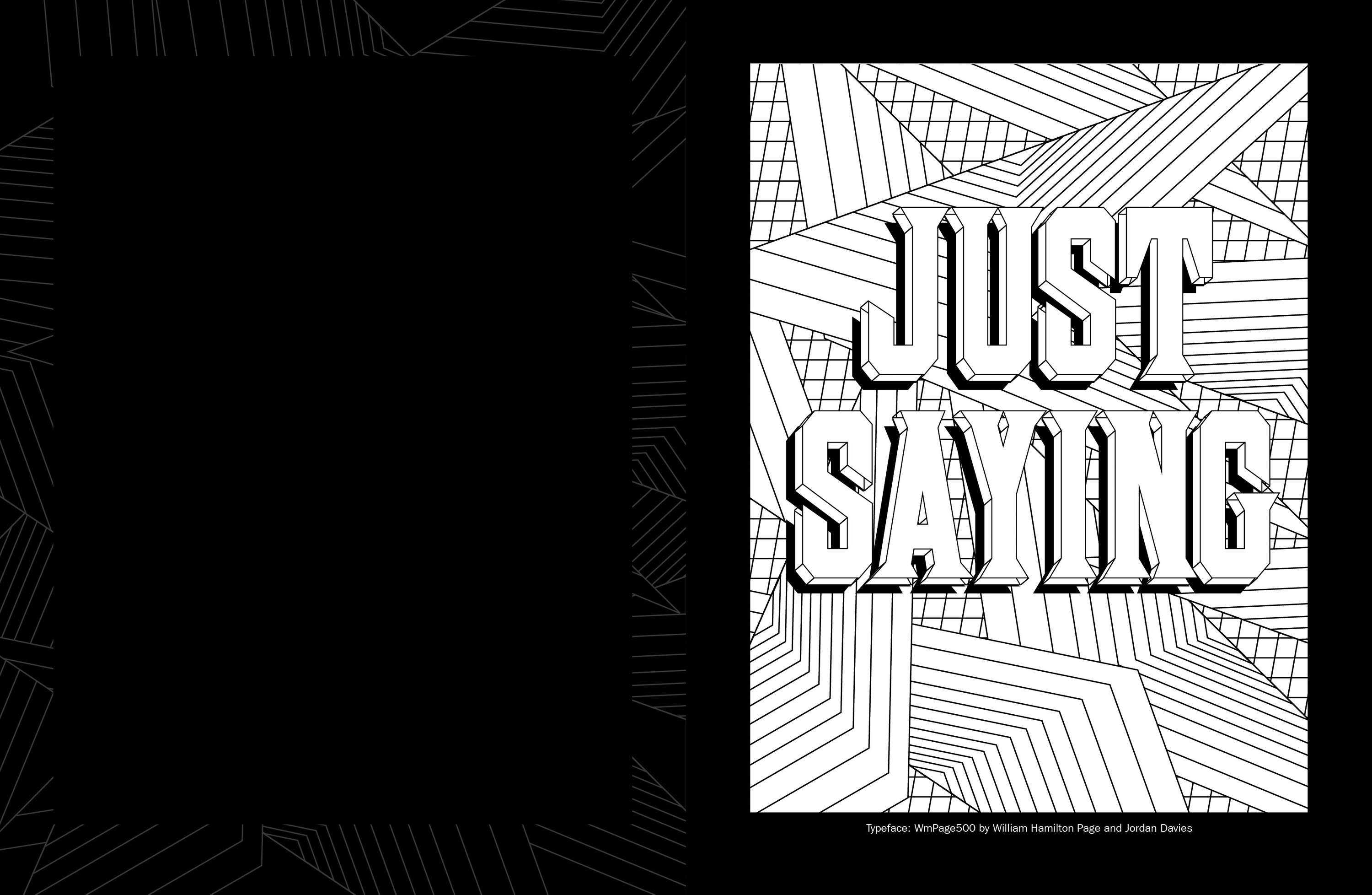 Passive Aggressive Fonts: Typographic colouring book for adults by Type Tasting with Sarah Hyndman