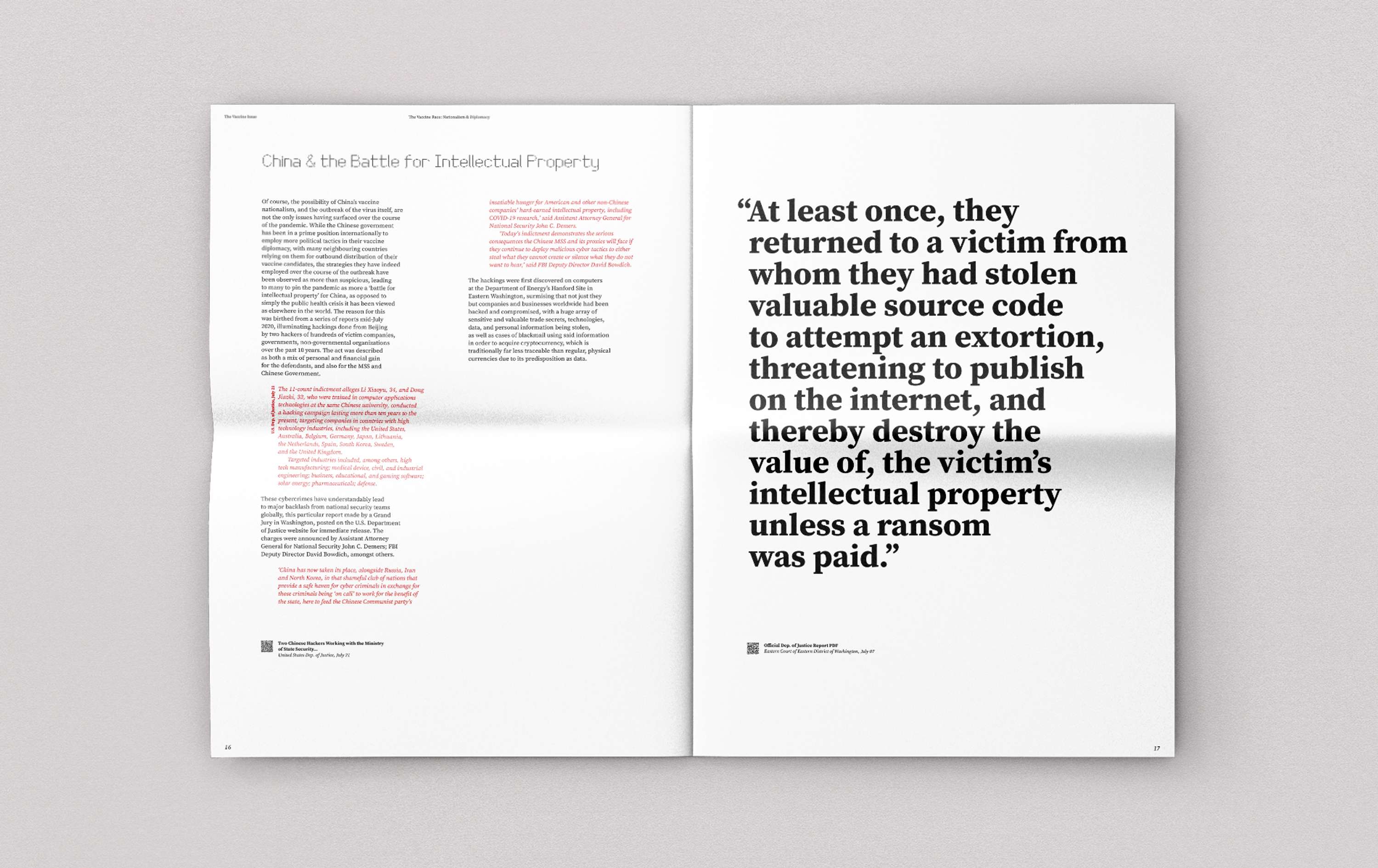 The Vaccine Issue — ISTD 2021 Submission by Rowan Black