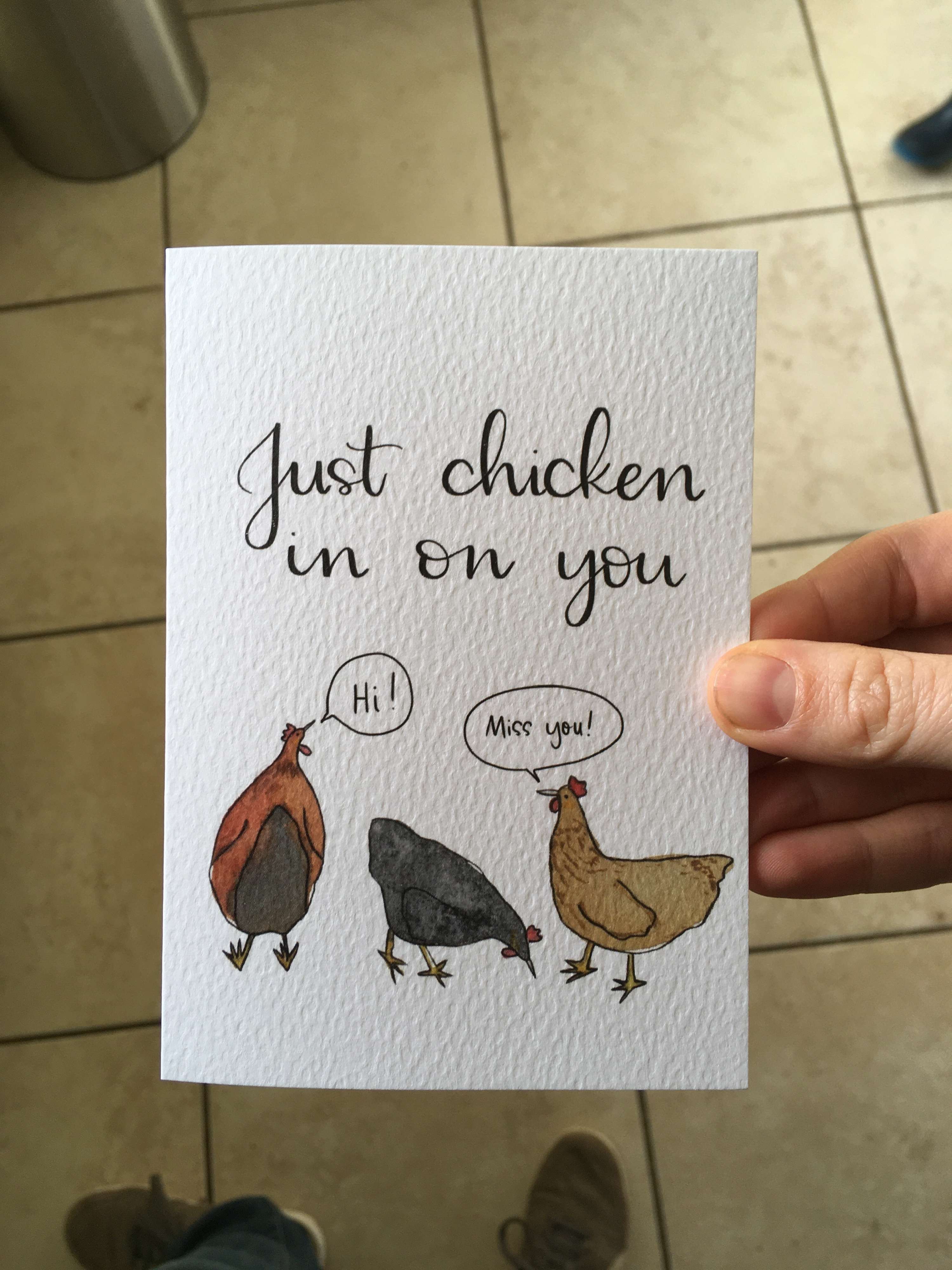 Missing you card by Anna Hamill