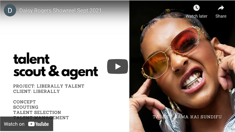 Creative Director Showreel Autumn 2021 by Daisy Rogers-Byrne