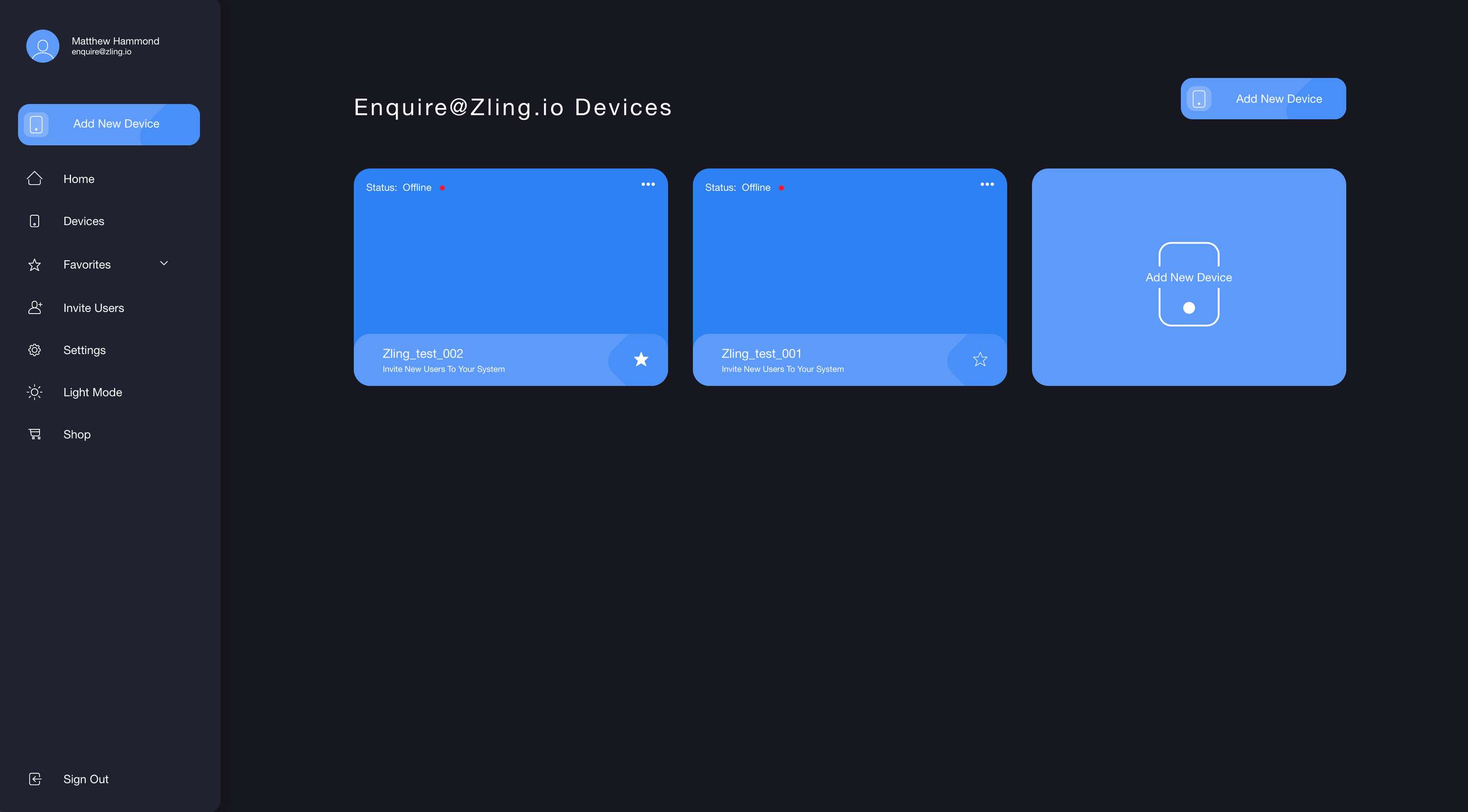 Zling.io by Matthew Hammond