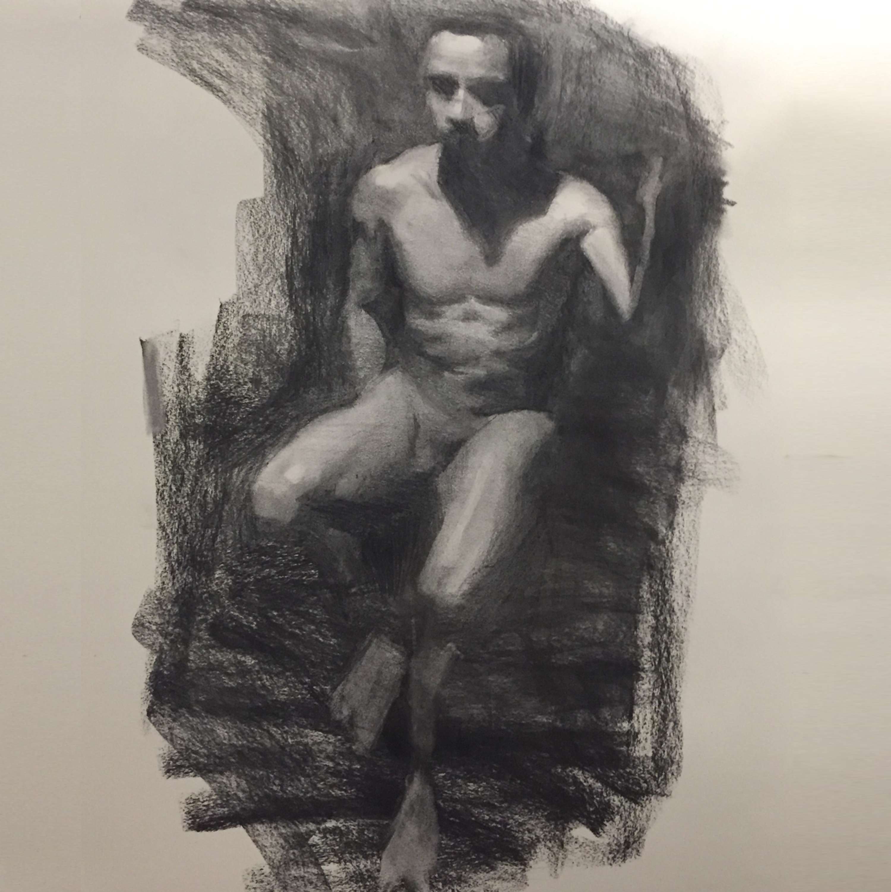 Three Hours Drawing by Azhm Draw