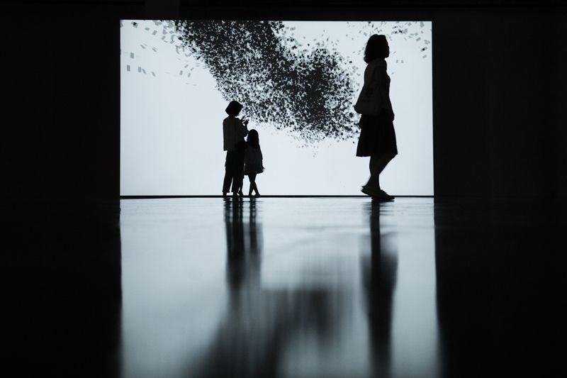 Algorithmic Swarm Study I by Random International by Luke Turk