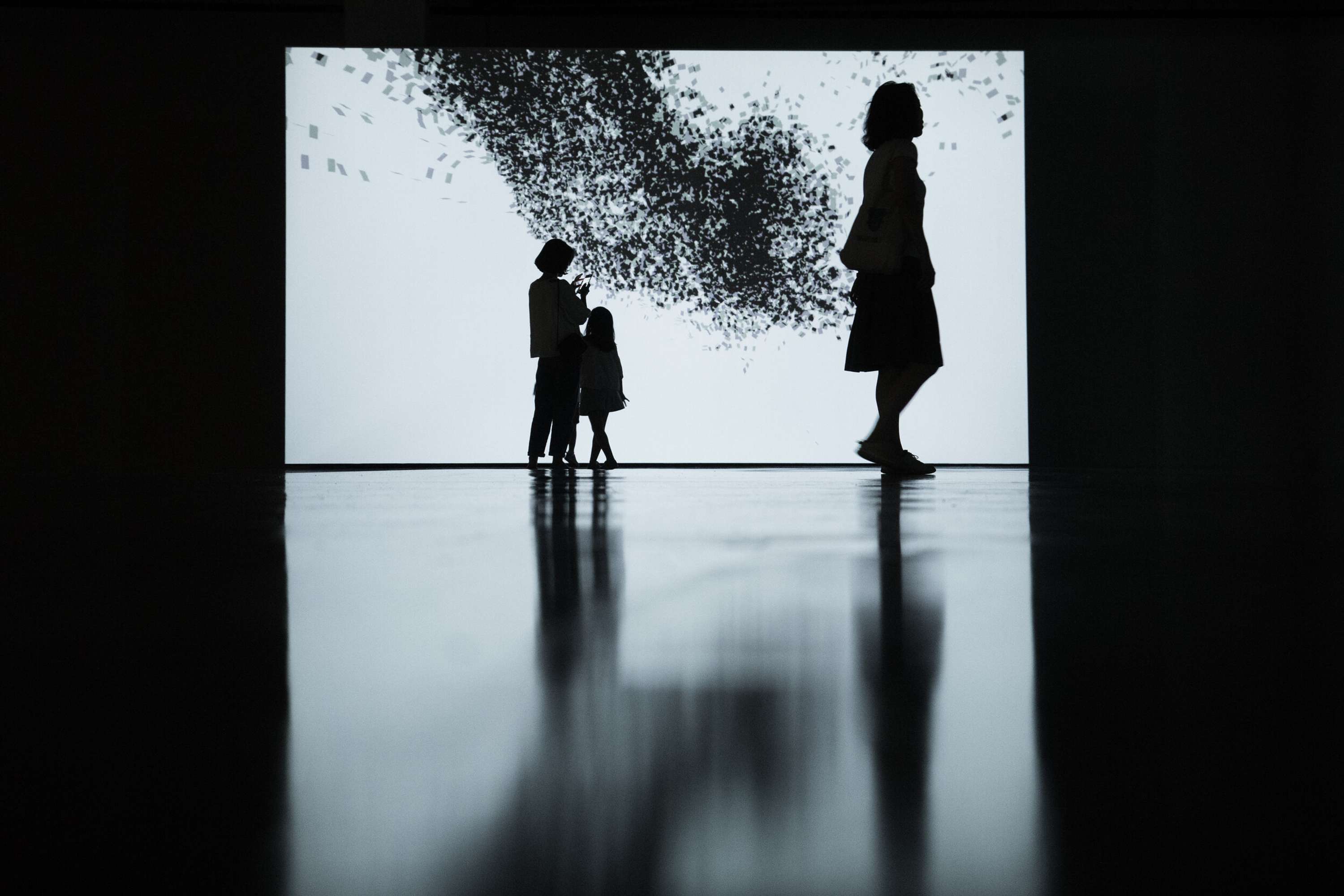 Algorithmic Swarm Study I by Random International by Luke Turk