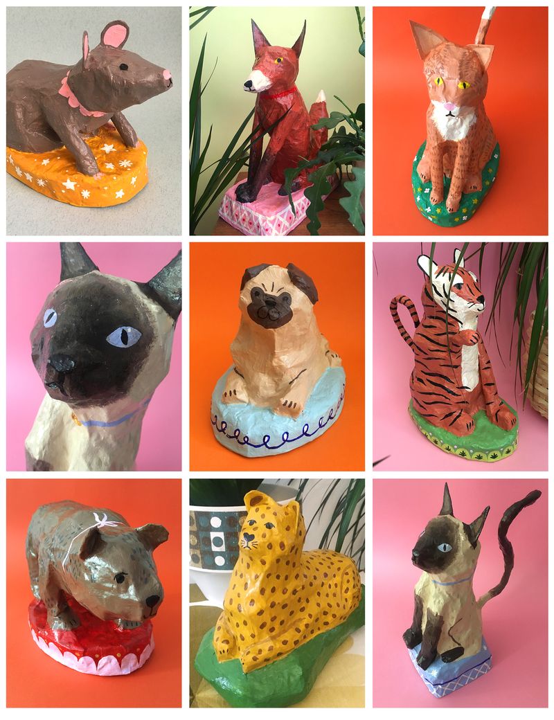 Paper Mache Pals by Kate Costigan