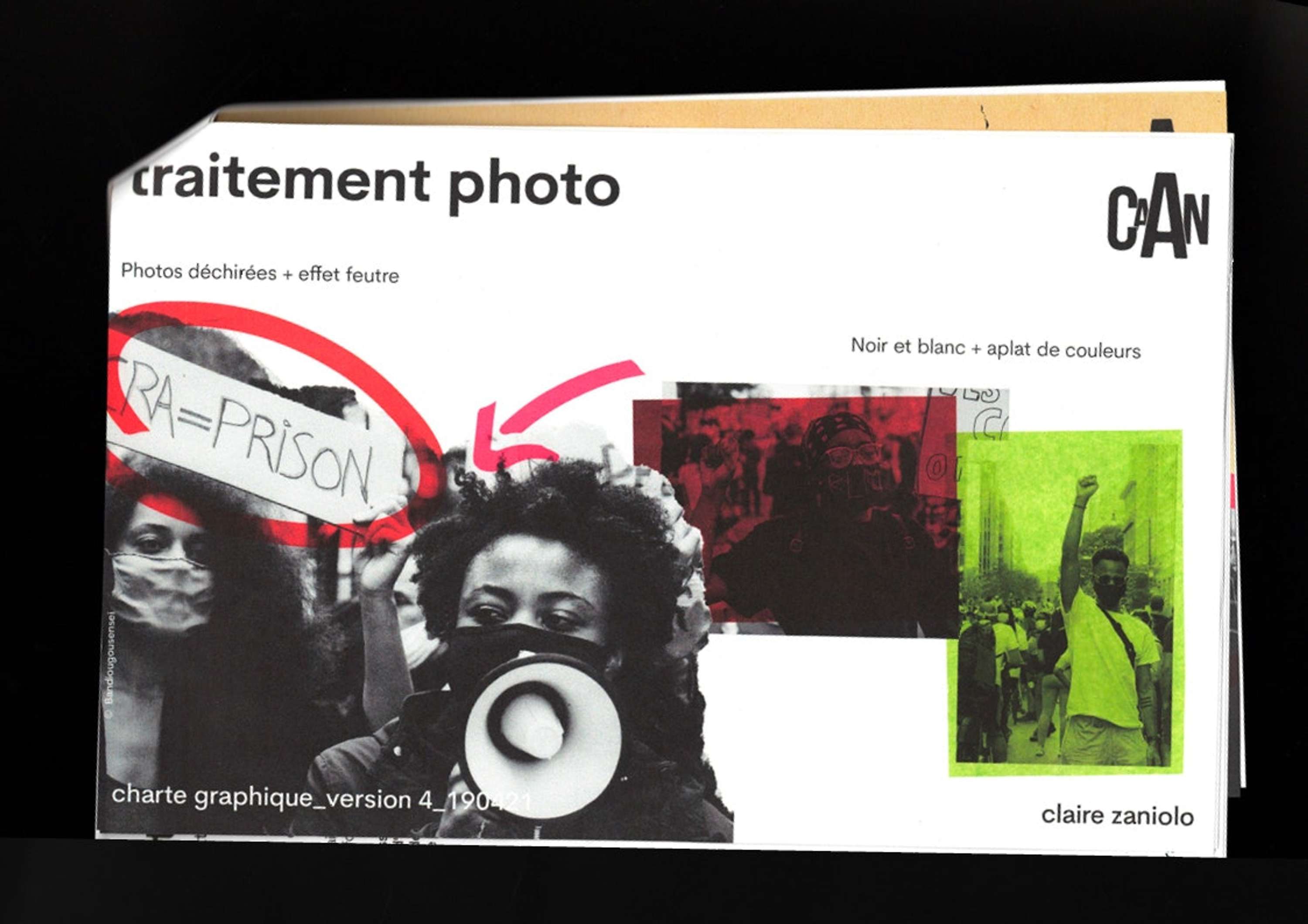Rebranding of La CAAN organization by Claire Zaniolo