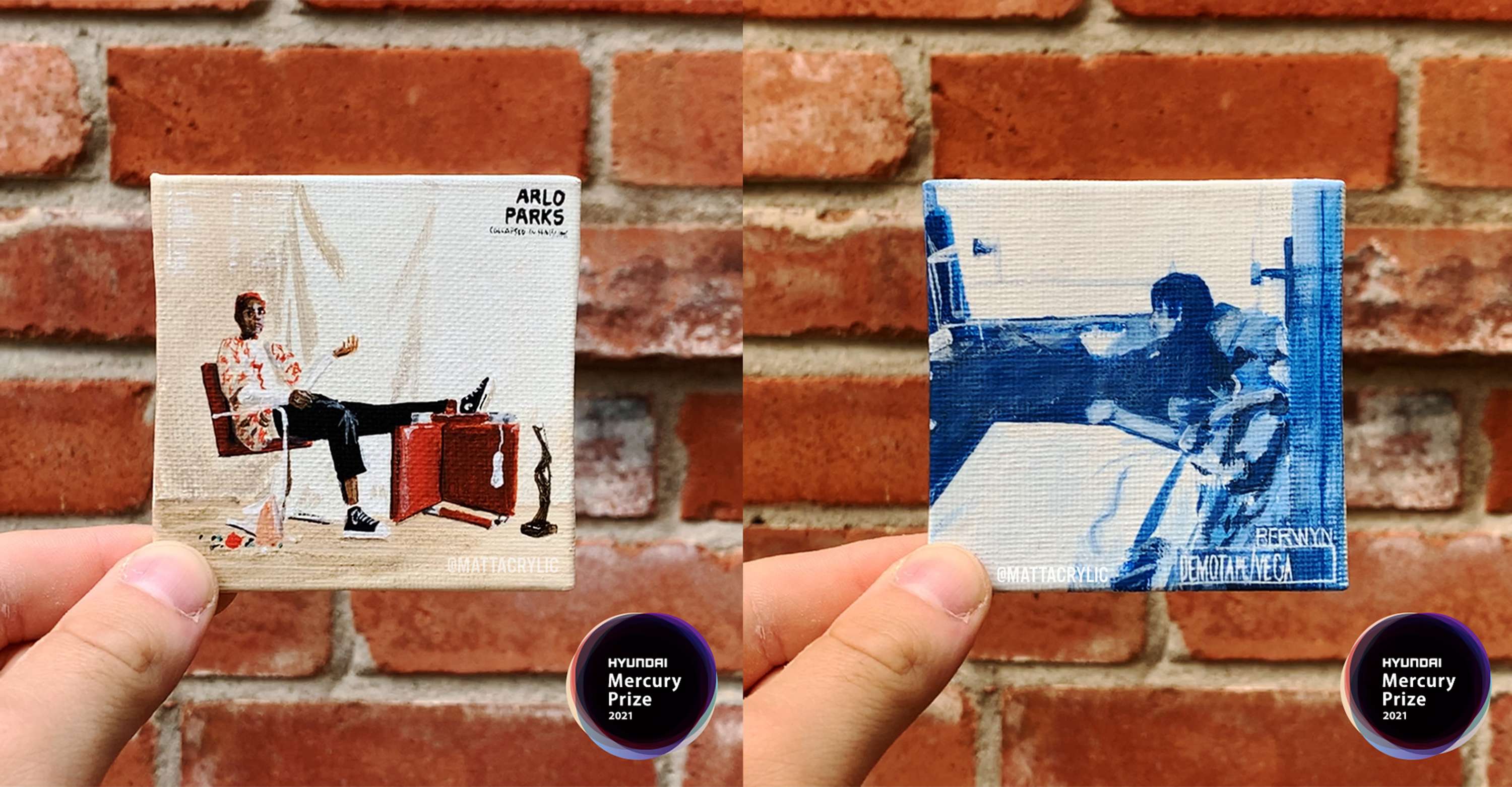 Hyundai Mercury Prize x Matt Acrylic activation by Alex Elder