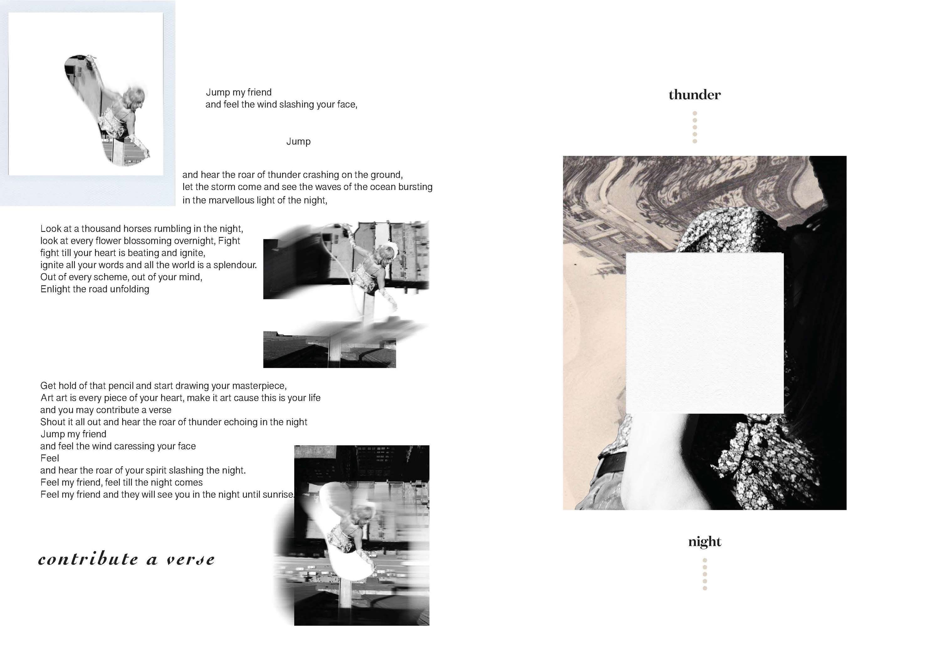 Curated and designed Zine 3 collaborately with Assemblage Collective 'We Think Too Much and Feel Too Little'. by Charlotte Dobson