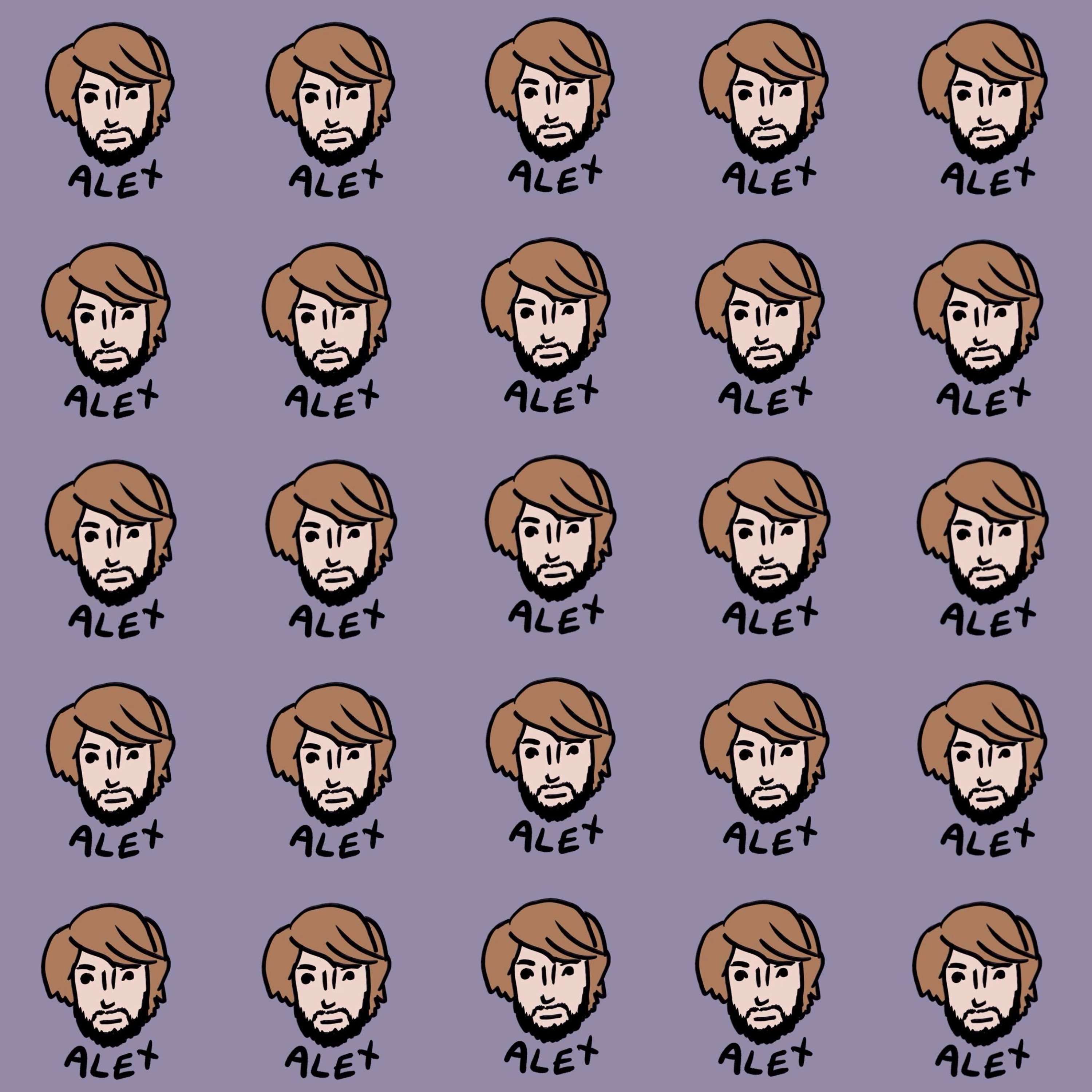 Face logo commissions by Rebecca Price