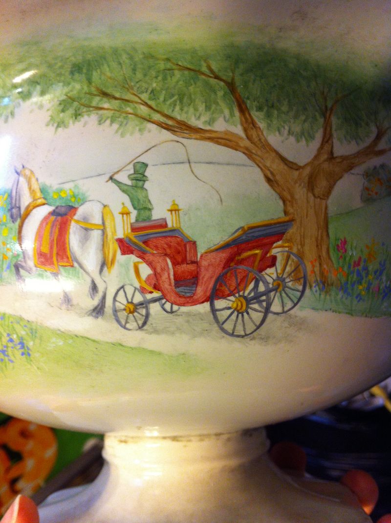Mary Poppins Returns- Royal Doulton Bowl painting by Martin Kingdom