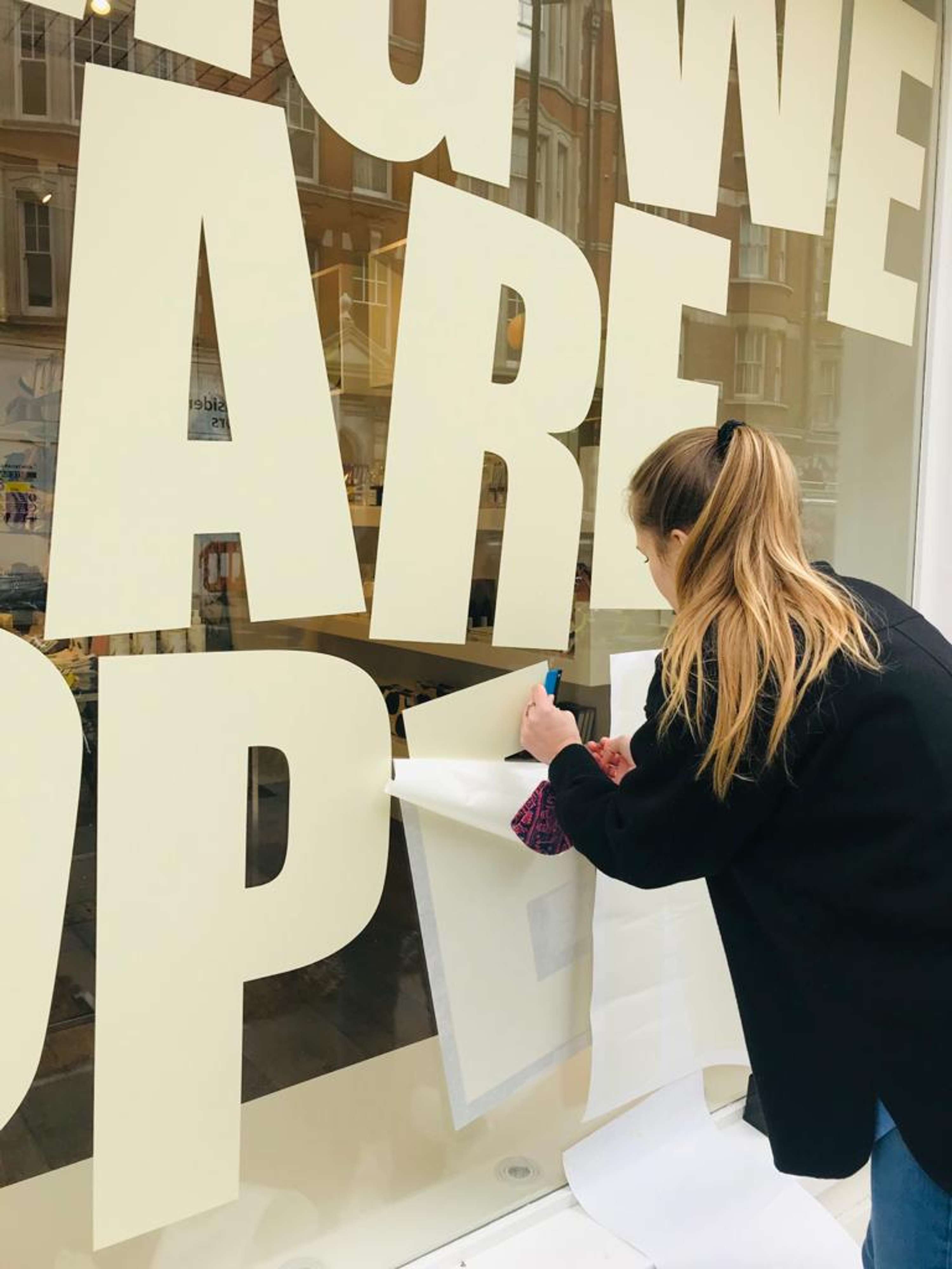 Marylebone Store Window by Caroline Gardner Publishing Ltd