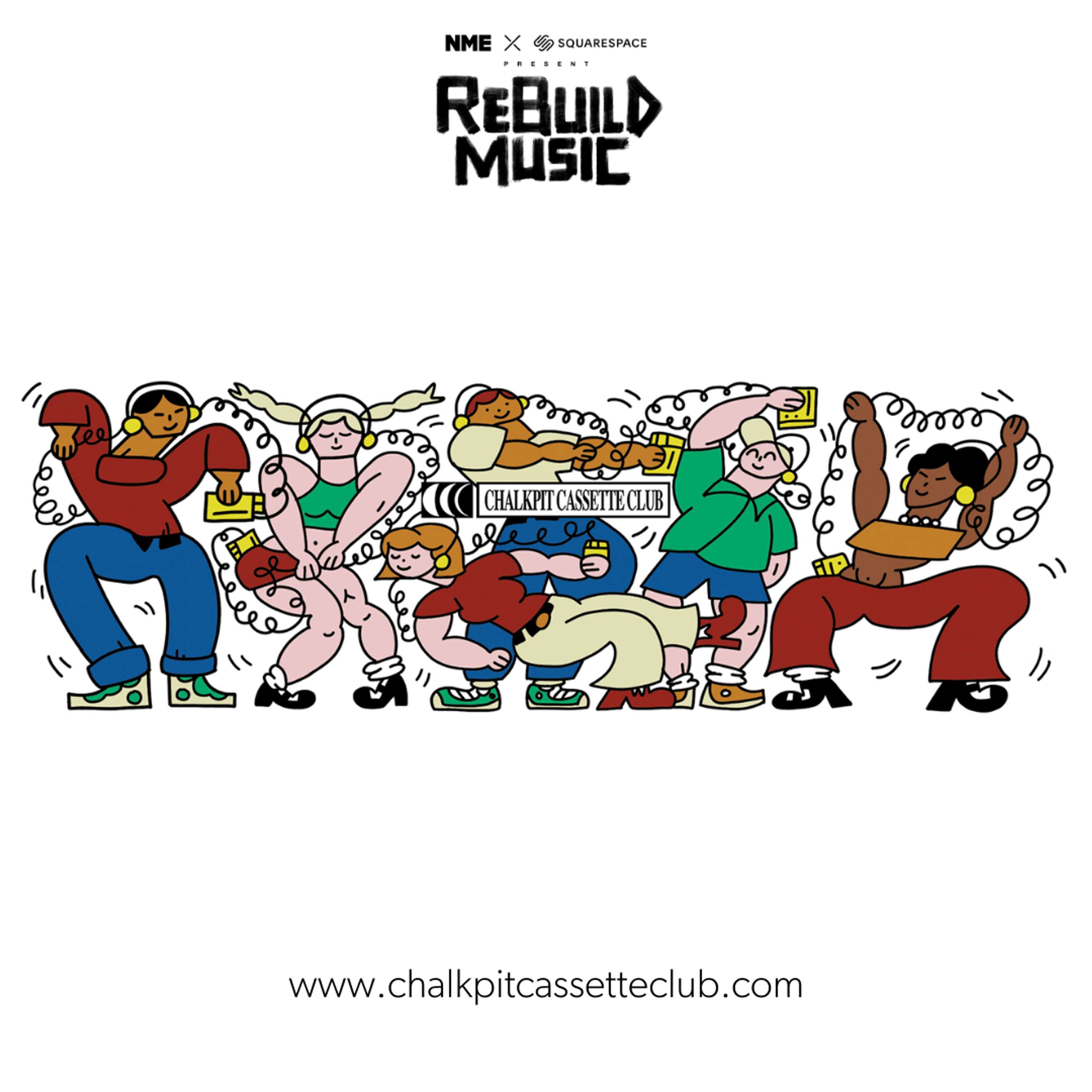 Chalkpit Cassette Club selected as one of NME X Squarespace - Big 10 Projects in Rebuild Music Campaign! by Chalkpit Cassette Club