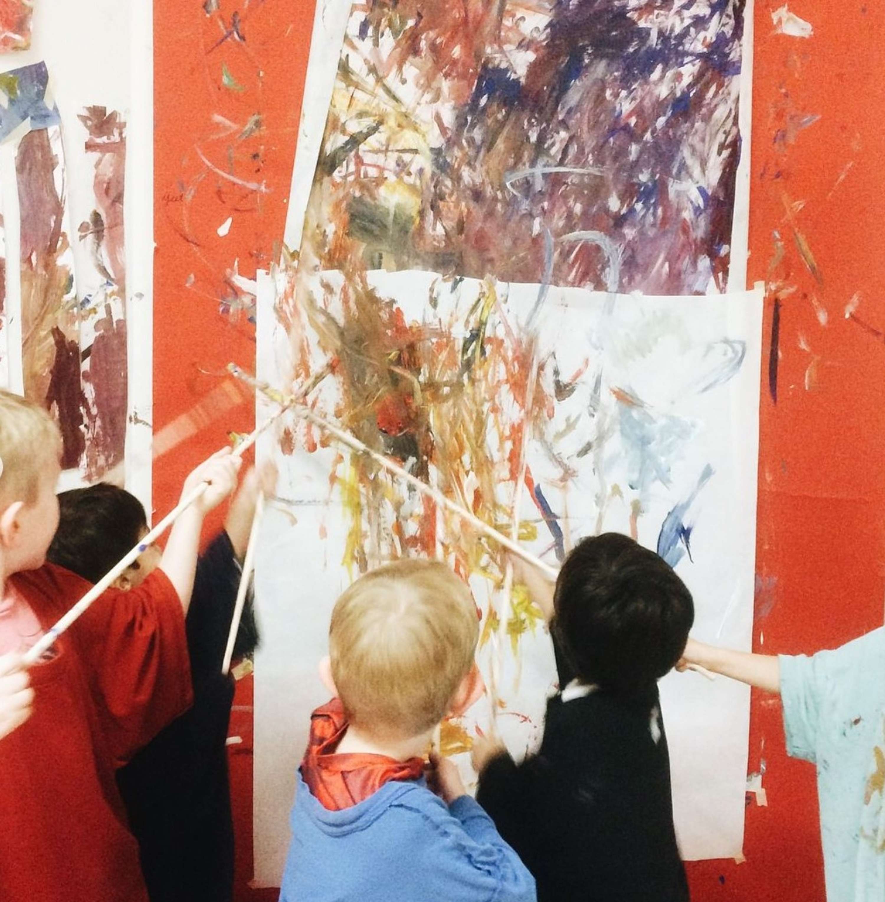 Abstract Expressionism Art Activity - Feeling Our Feelings by Eliza Groth