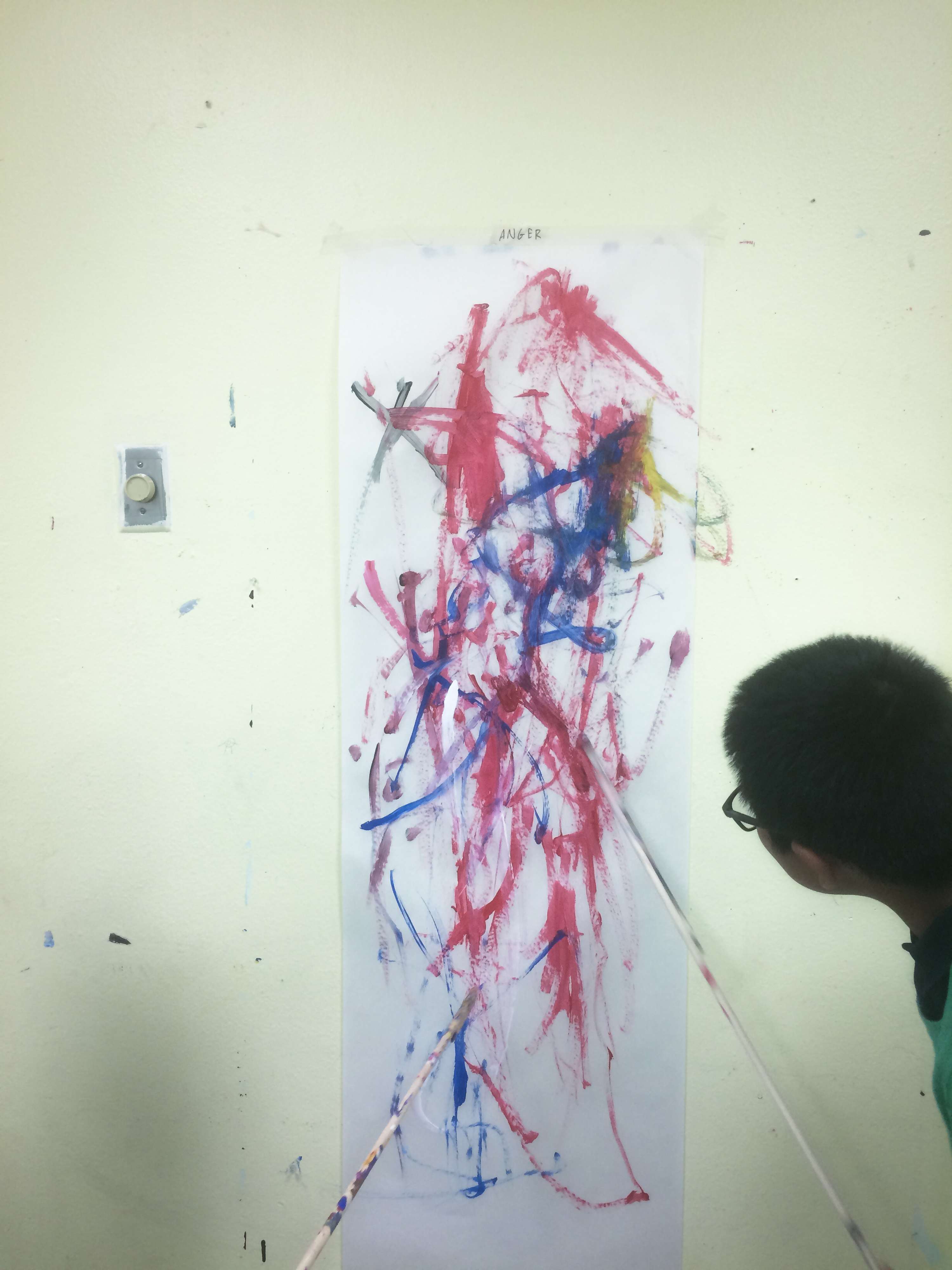 Abstract Expressionism Art Activity - Feeling Our Feelings by Eliza Groth