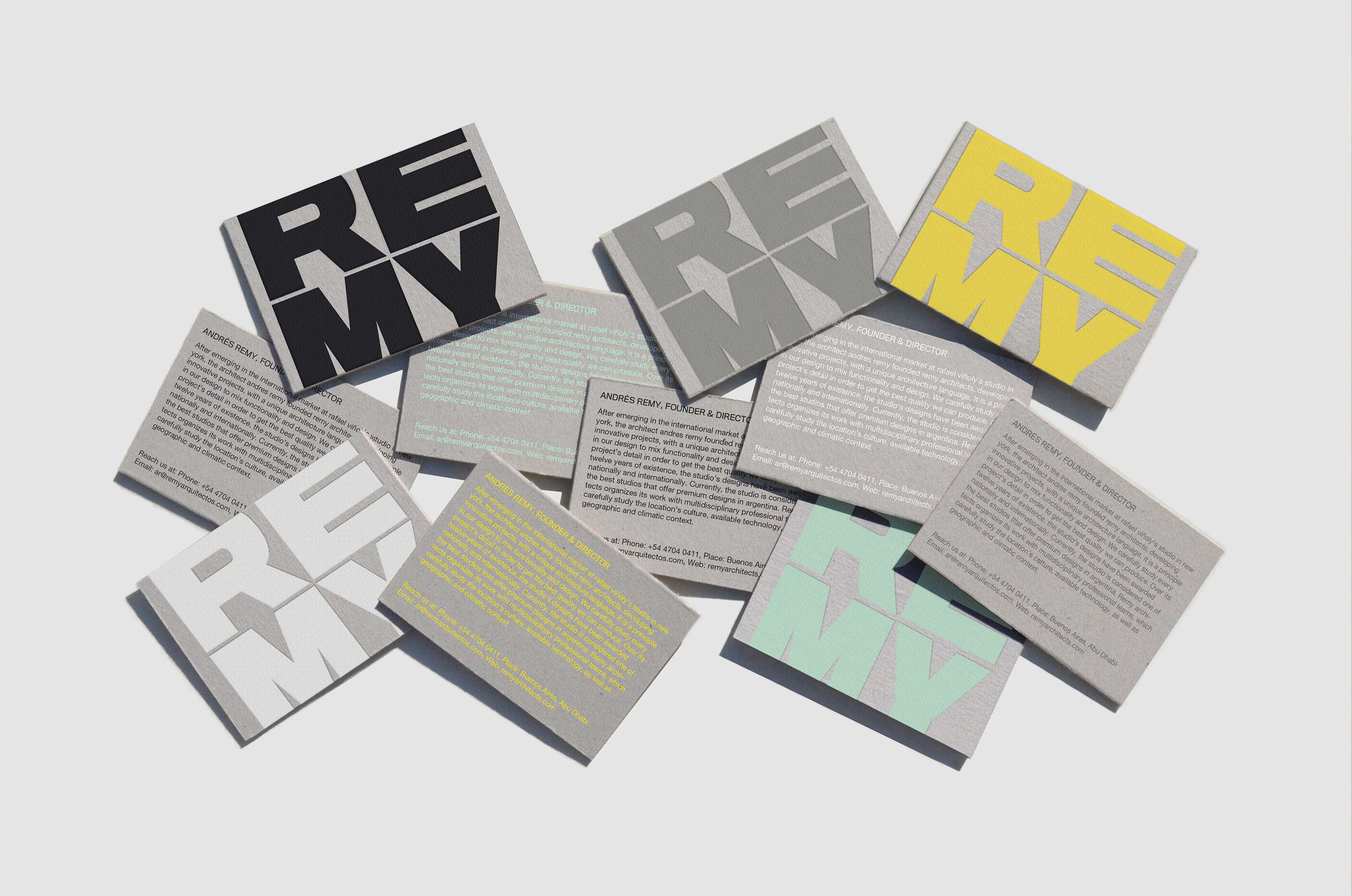 Remy Architects | Visual Identity by Julia Miceli Pitta