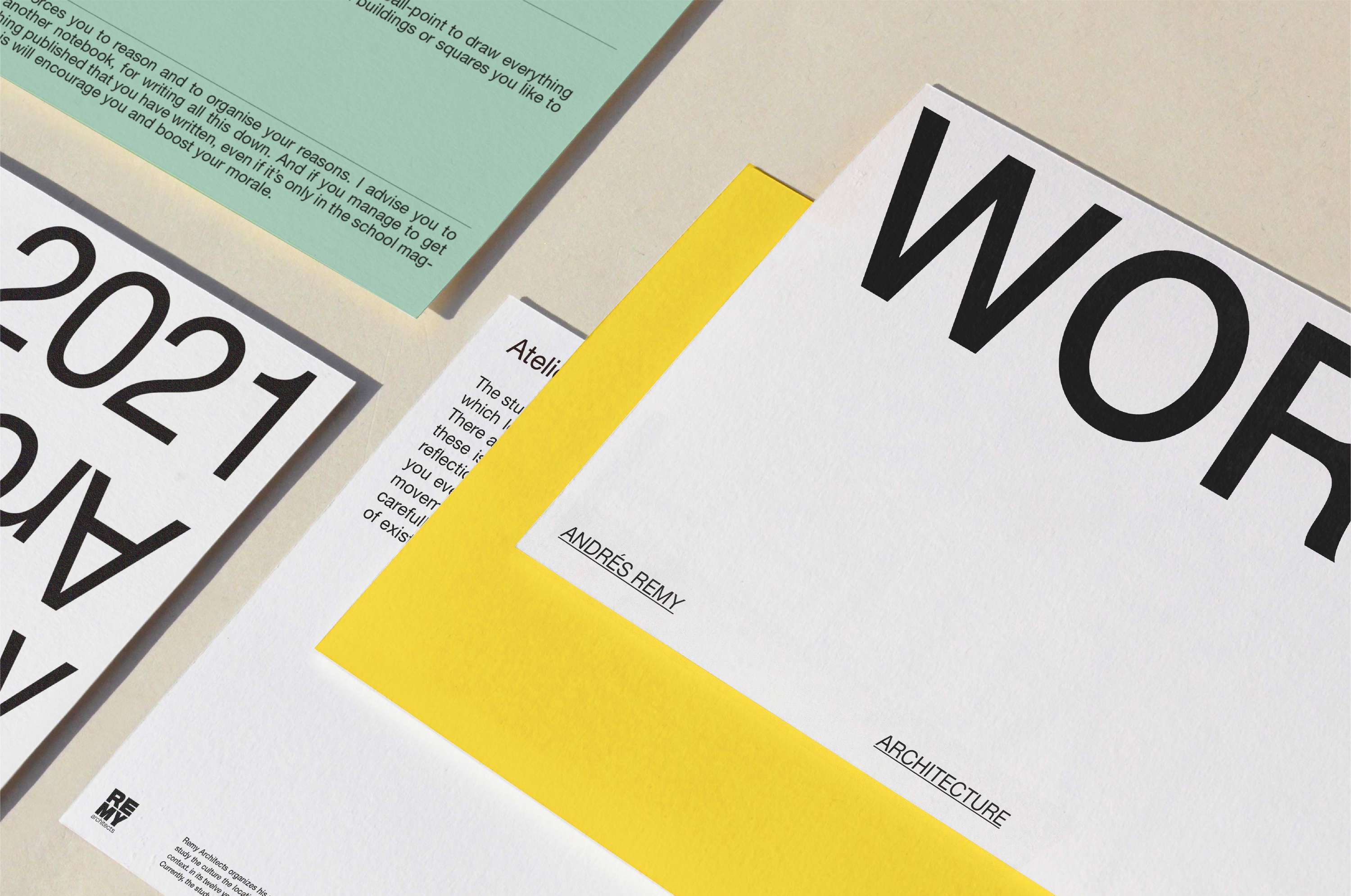 Remy Architects | Visual Identity by Julia Miceli Pitta
