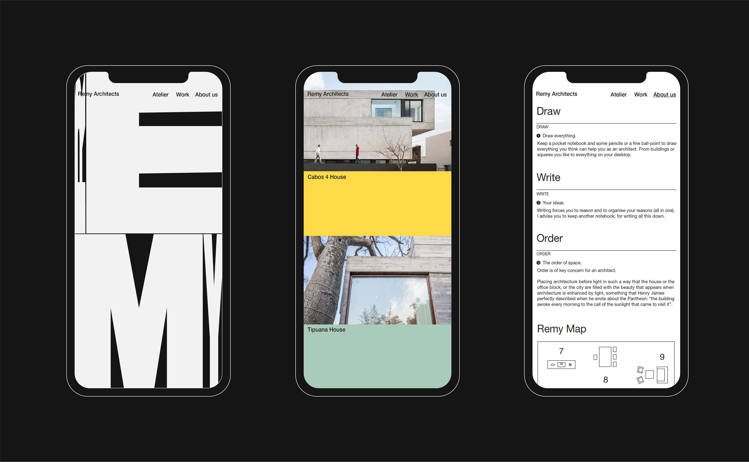 Remy Architects | Visual Identity by Julia Miceli Pitta