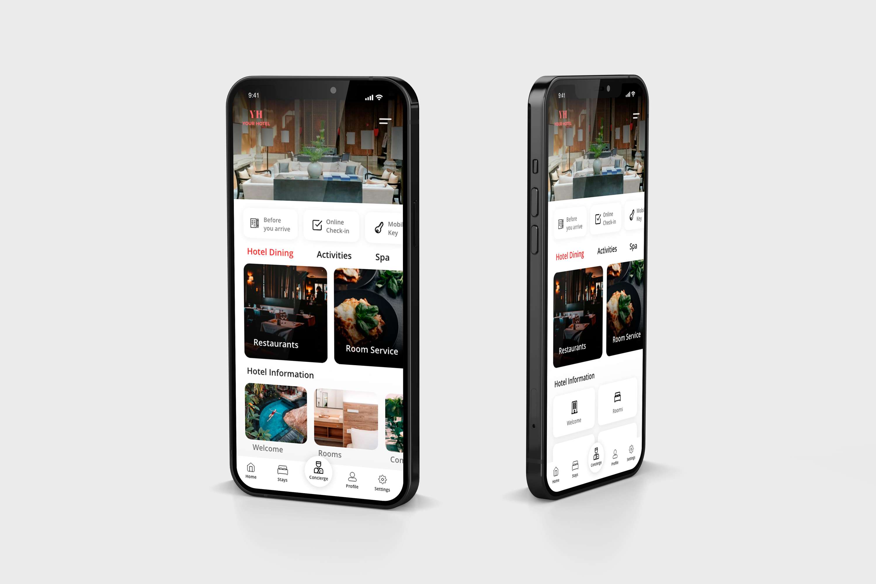 Hotel App | Mobile App Concept by Catia Resende