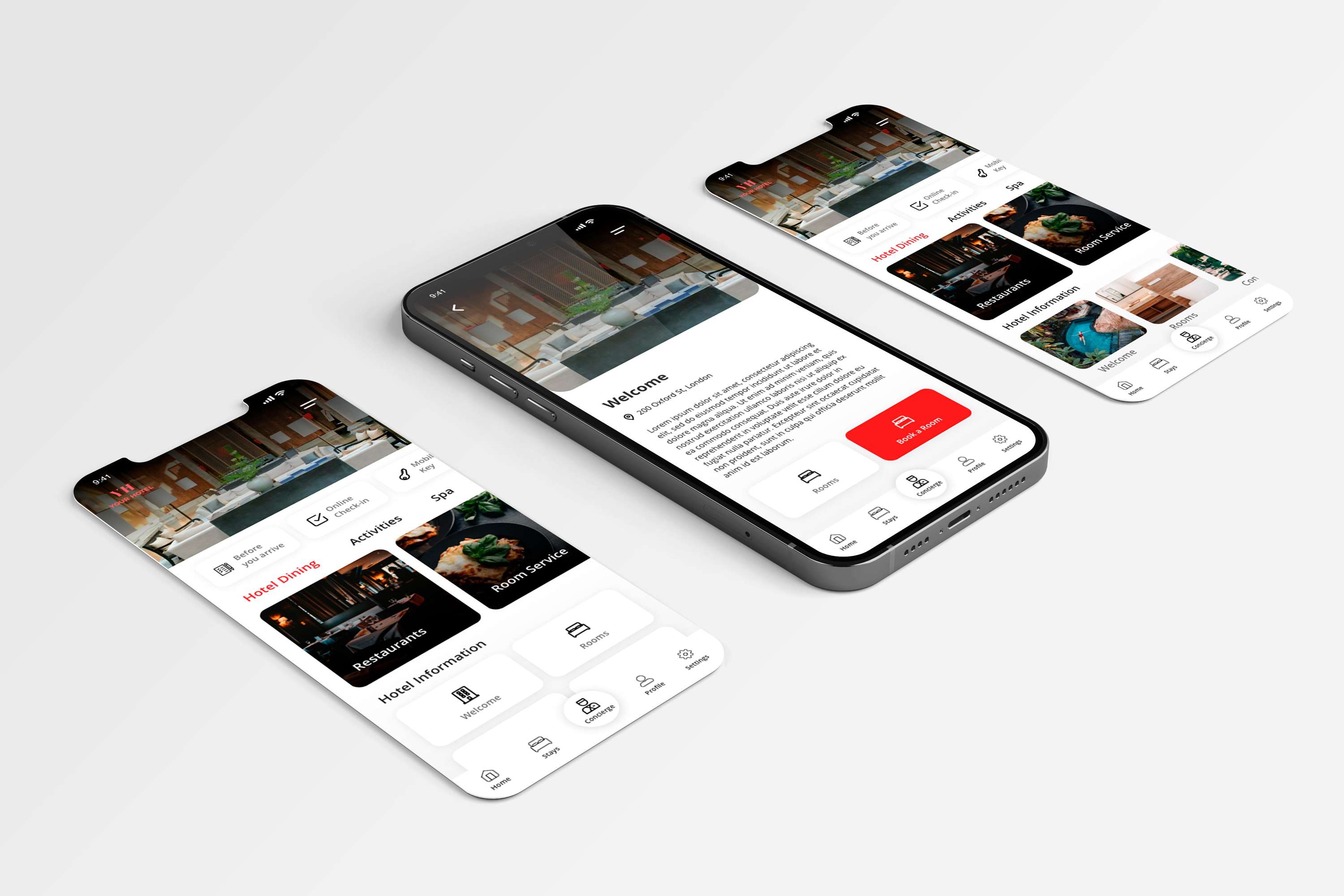 Hotel App | Mobile App Concept by Catia Resende