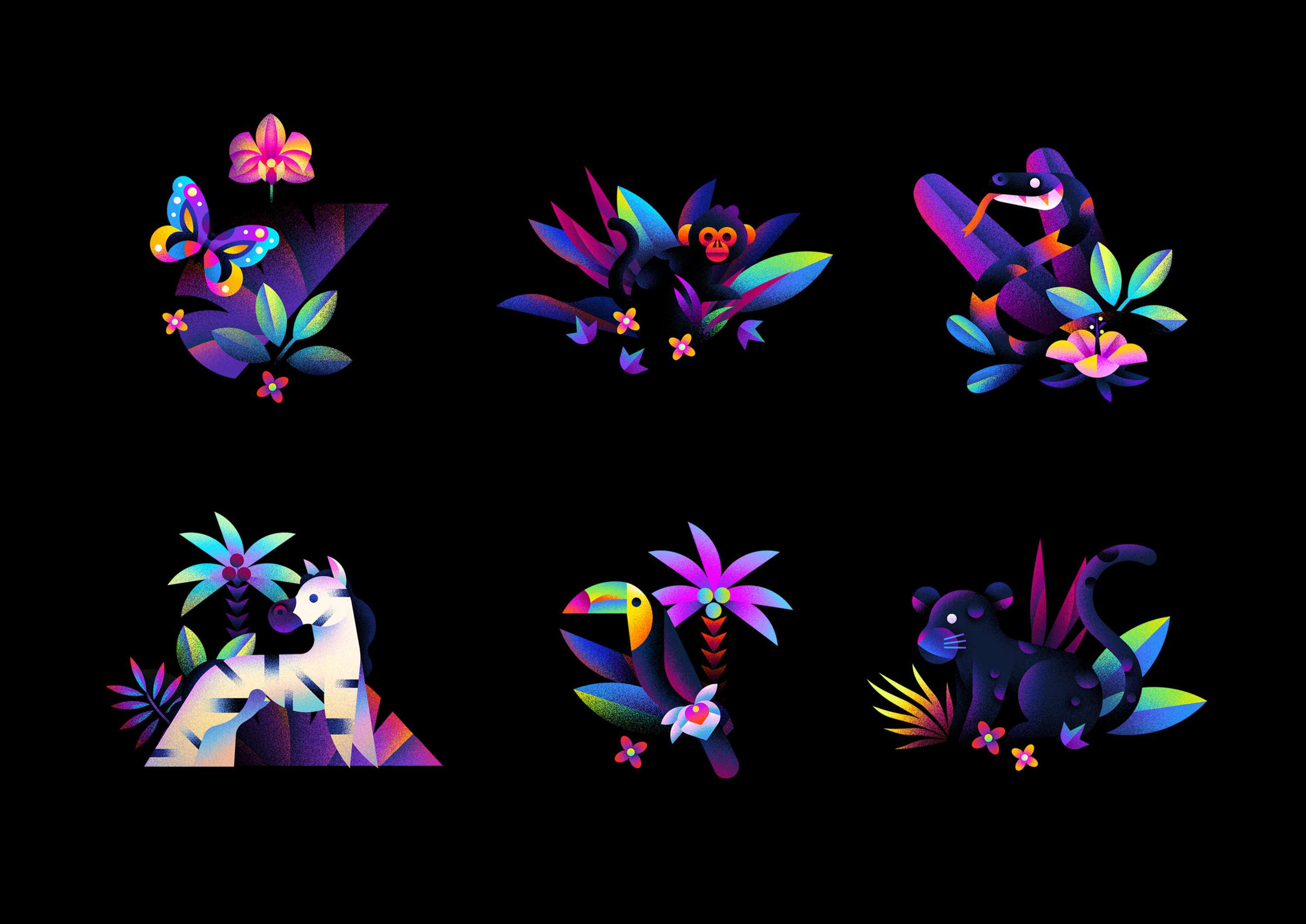 Neon Jungle for Adobe, CoCreate: Max 2020 by Catherine Pearson