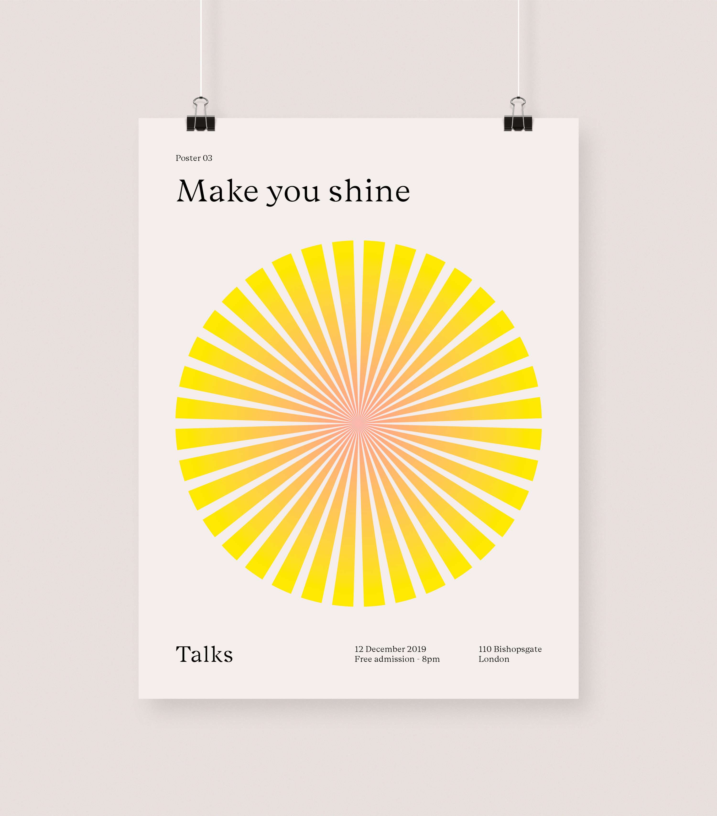 Design Talks Posters by Claire Mouly