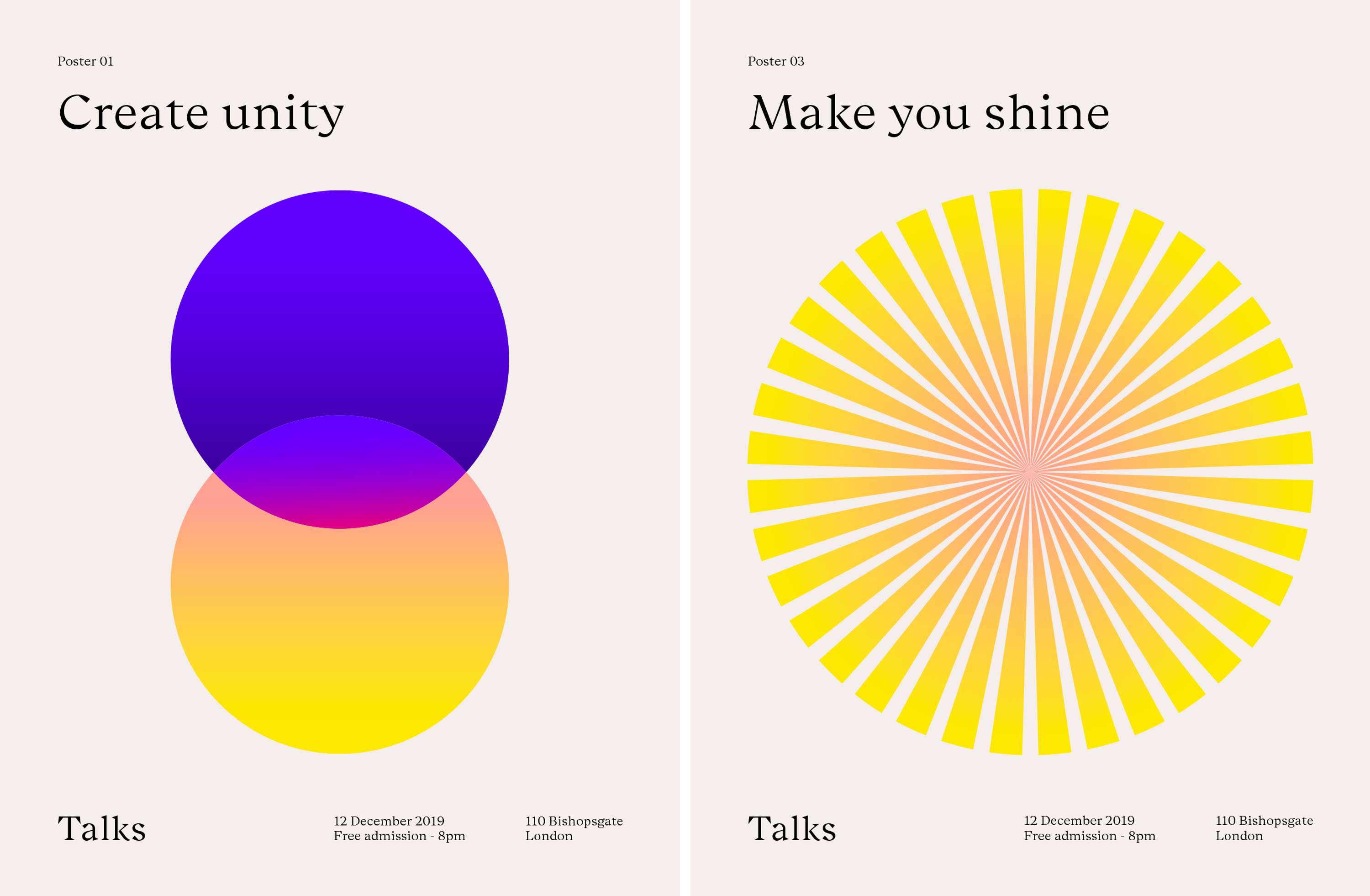 Design Talks Posters by Claire Mouly