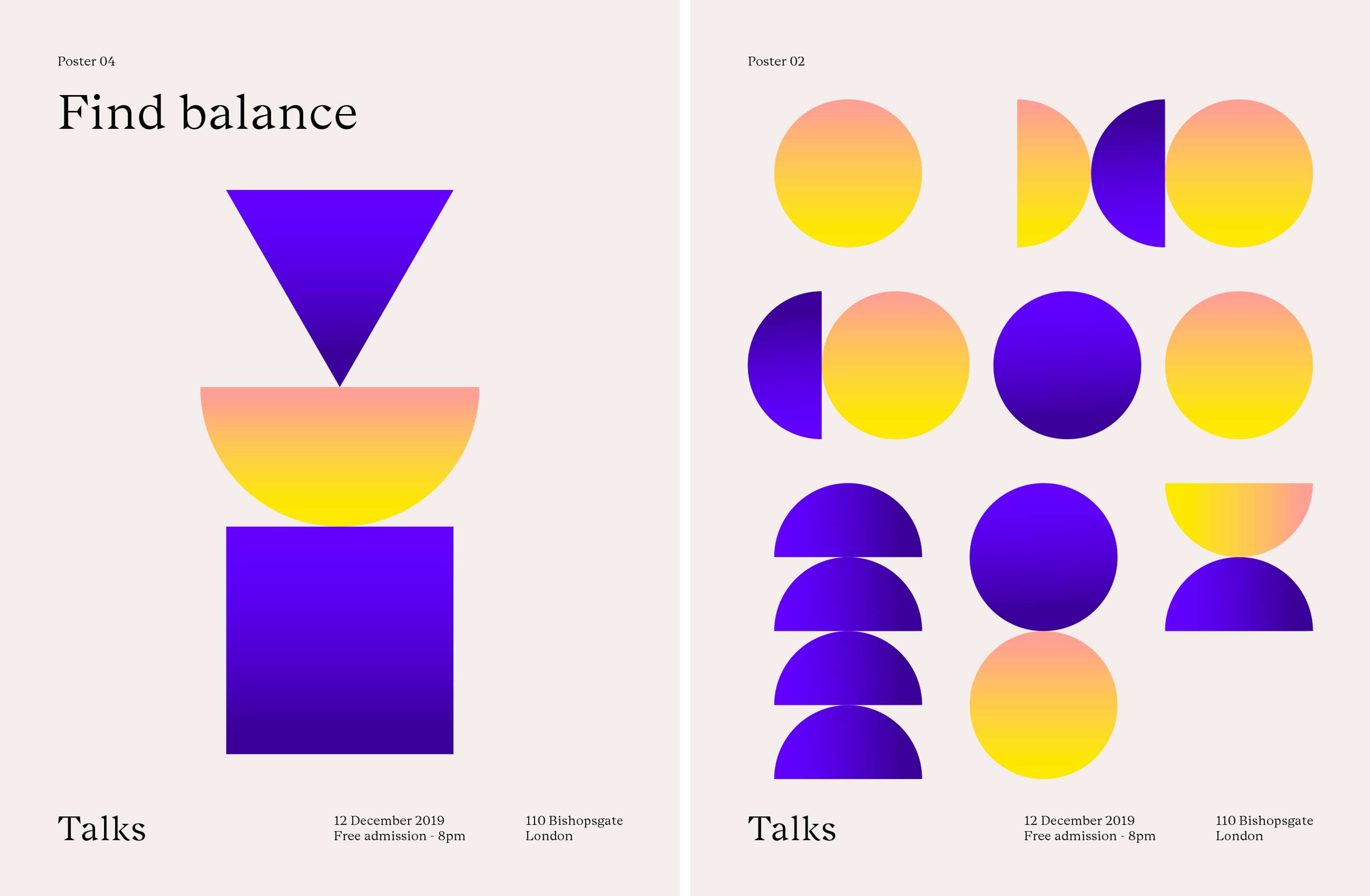 Design Talks Posters by Claire Mouly