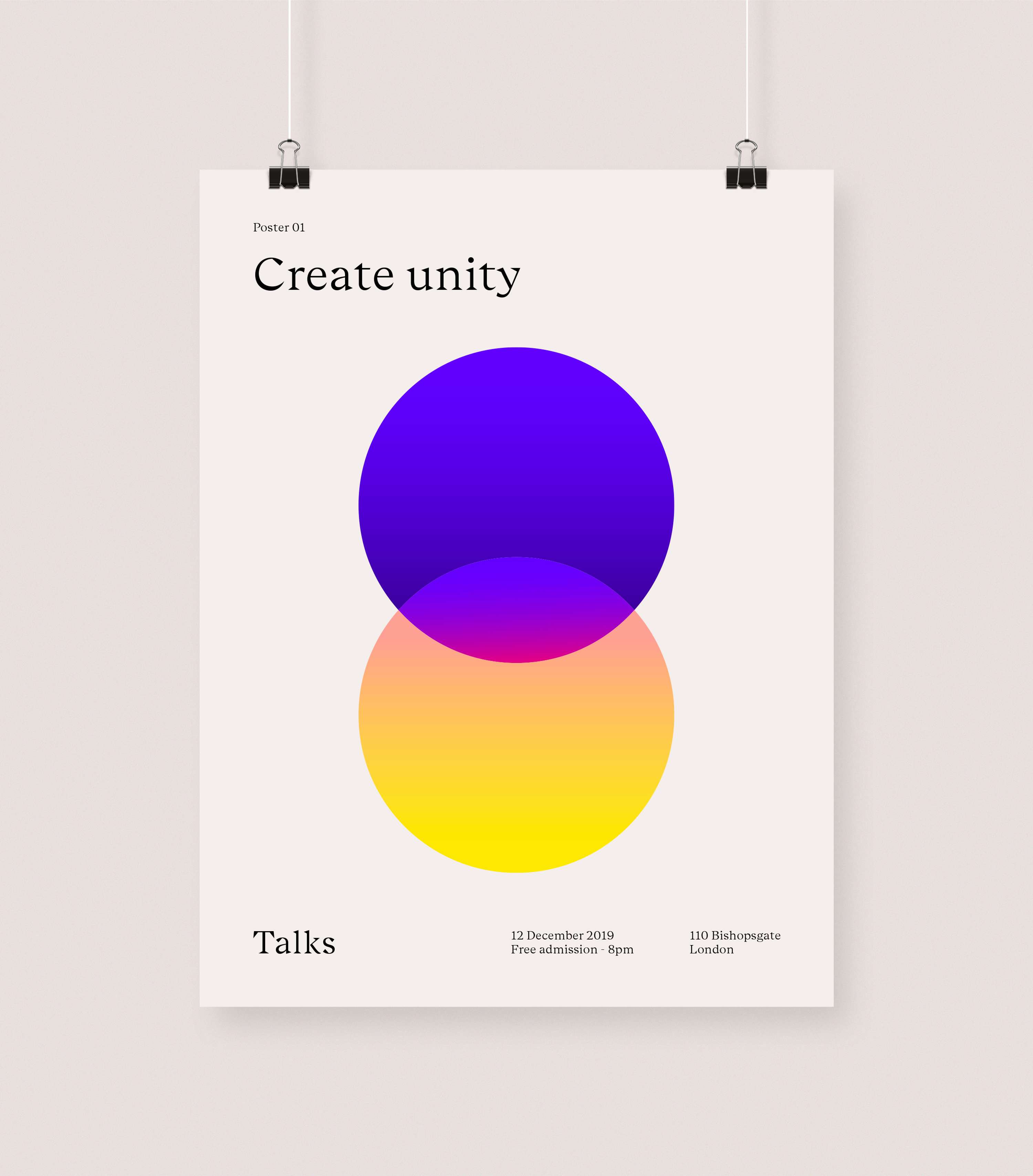 Design Talks Posters by Claire Mouly