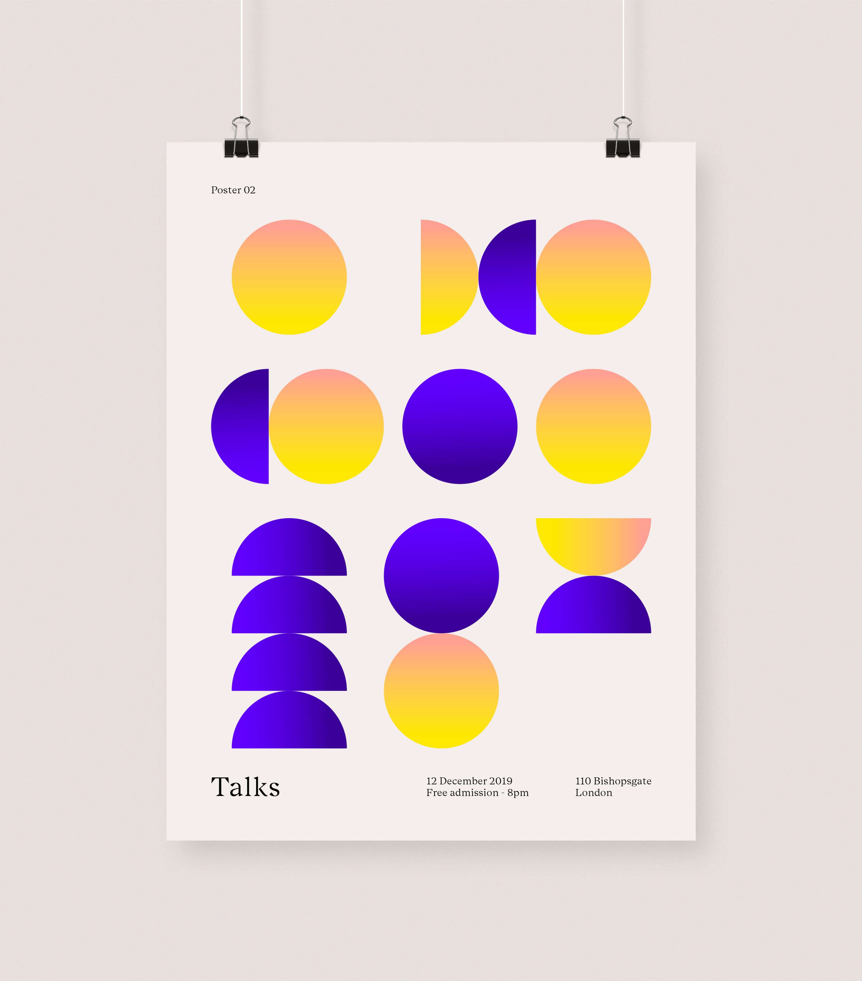 Design Talks Posters by Claire Mouly