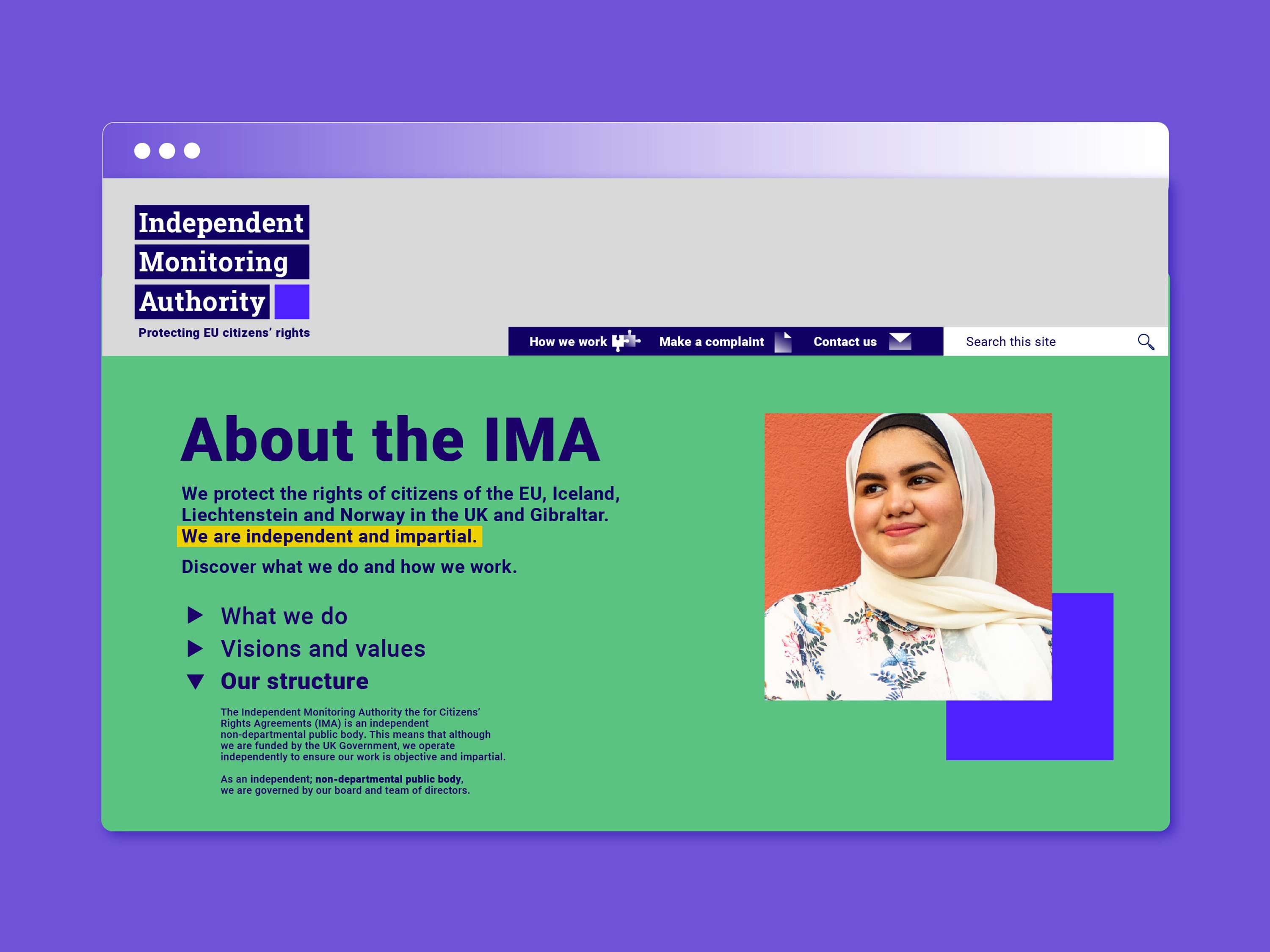 Independent Monitoring Authority (IMA) Brand Identity by Rosie Stevens